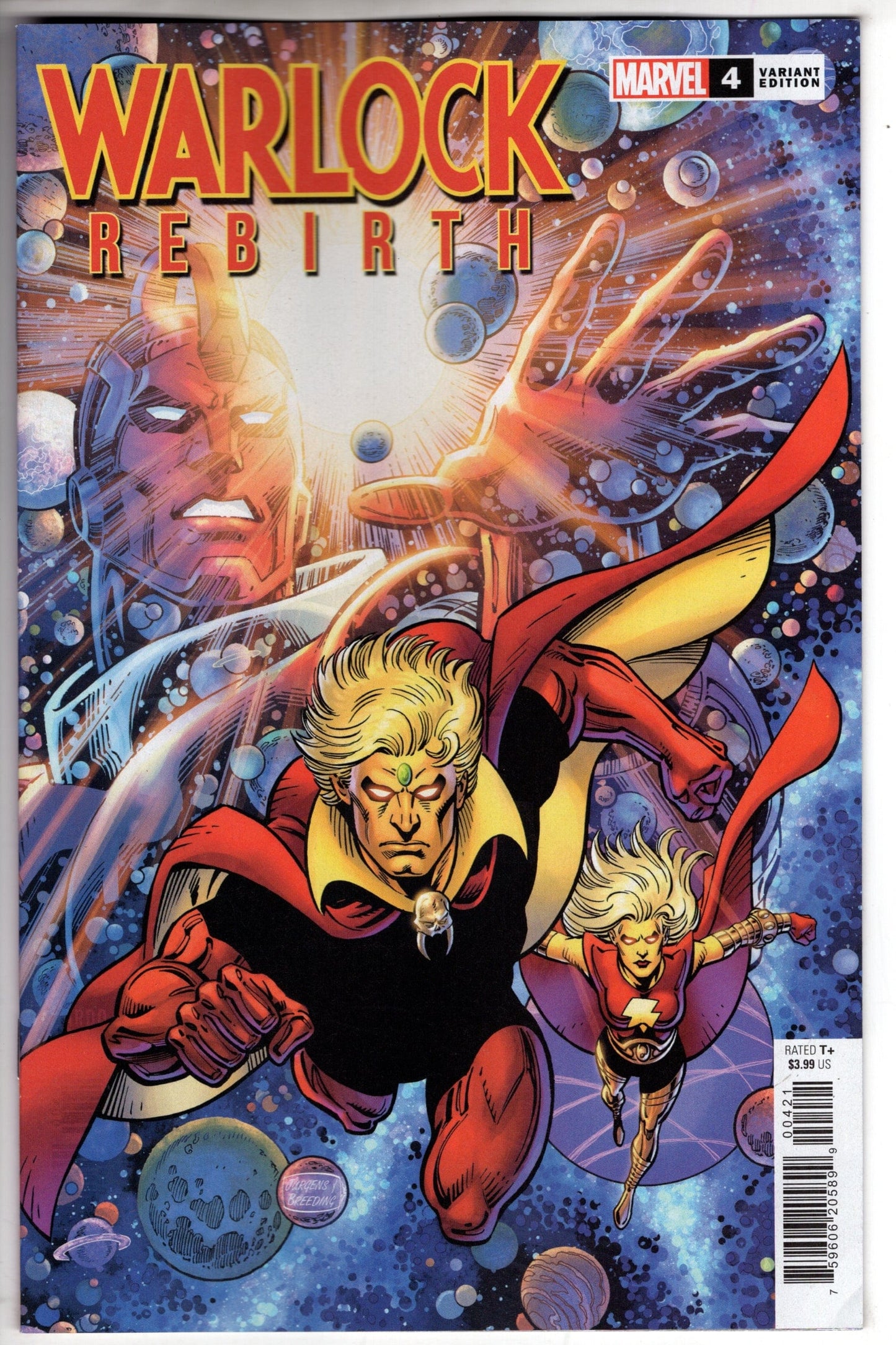 MARVEL PRH COMIC BOOK WARLOCK REBIRTH #4 (OF 5) DAN JURGENS VAR