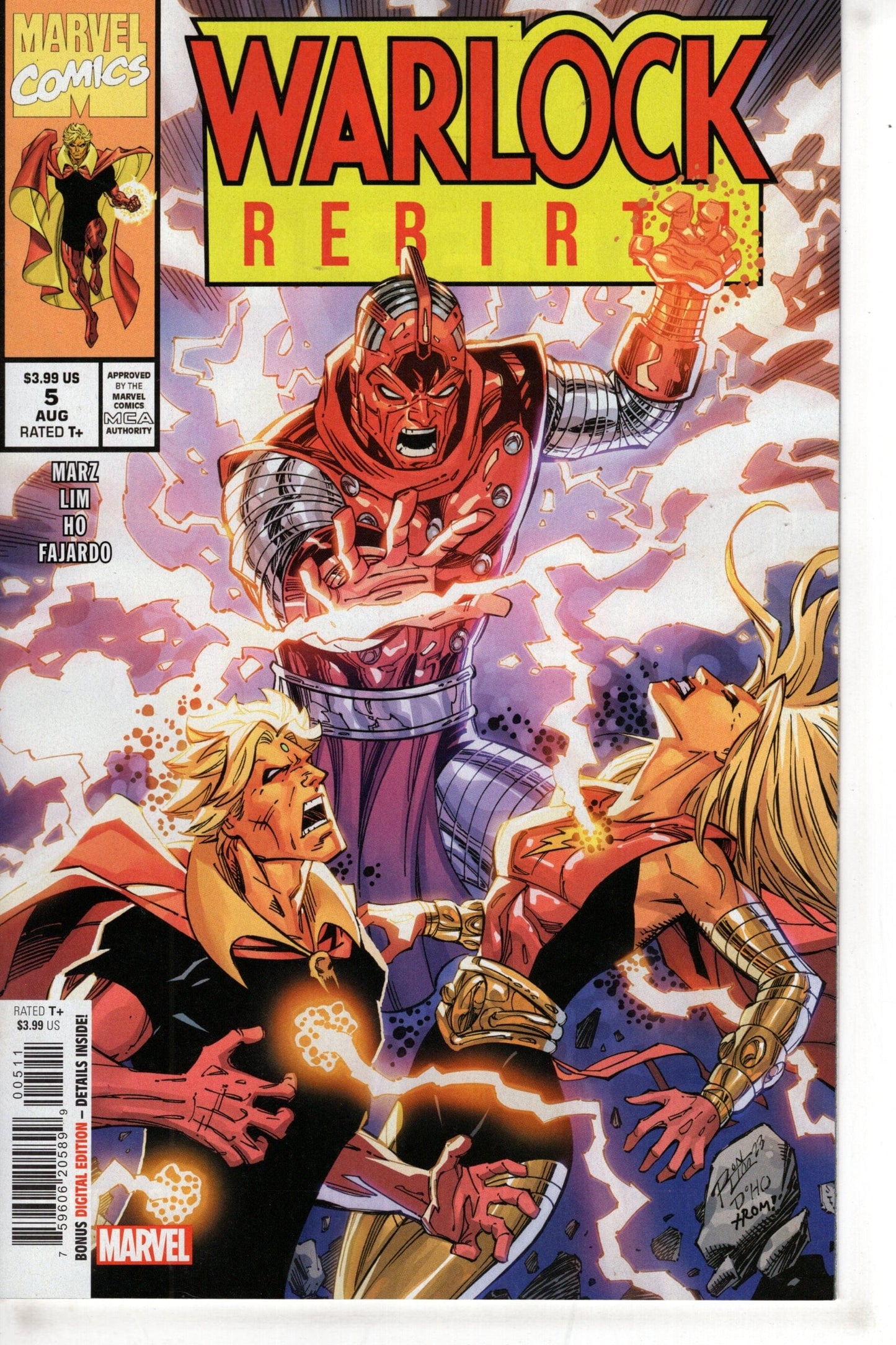MARVEL PRH COMIC BOOK WARLOCK REBIRTH #5 (OF 5)
