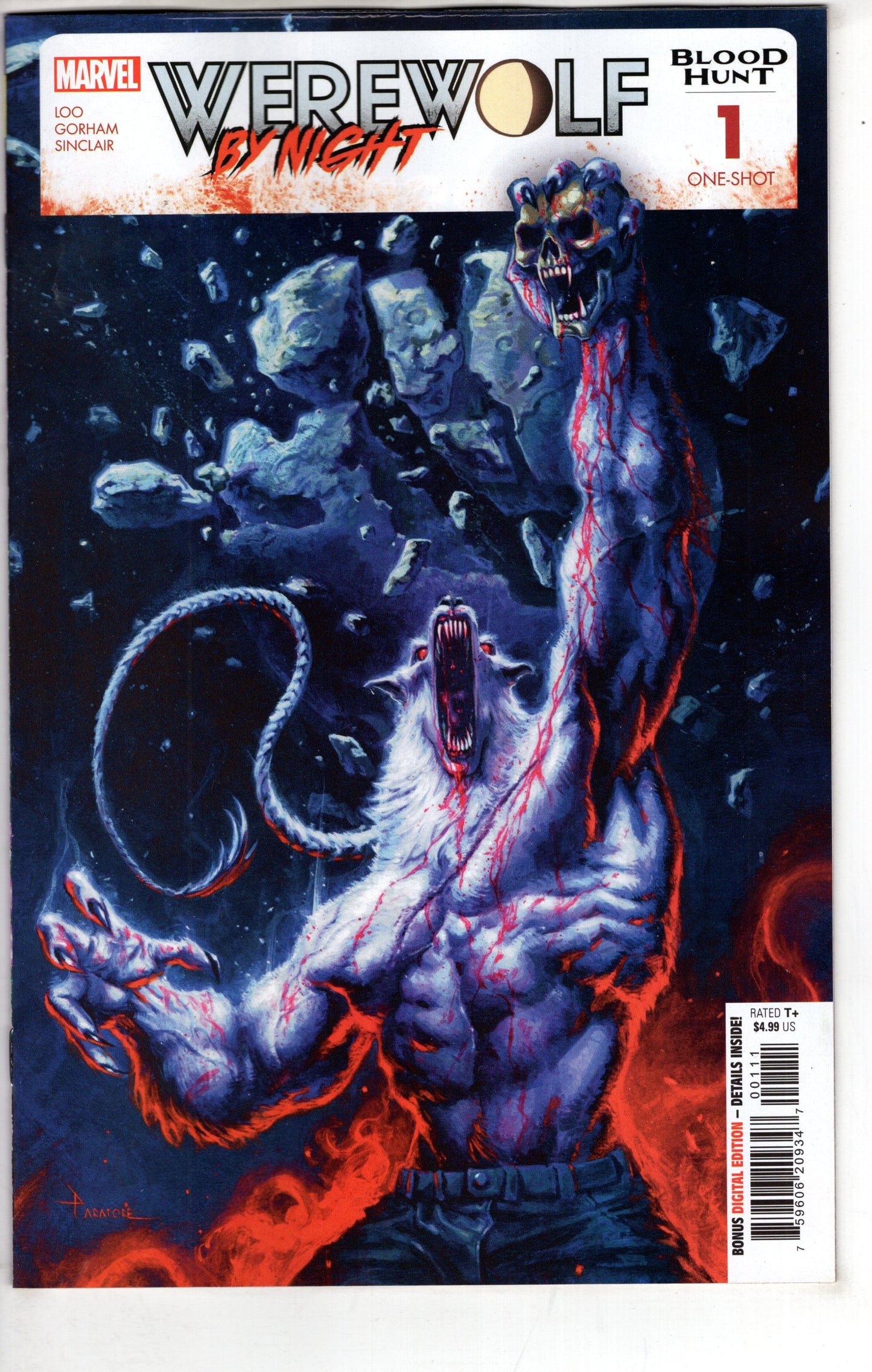 MARVEL PRH COMIC BOOK WEREWOLF BY NIGHT BLOOD HUNT #1