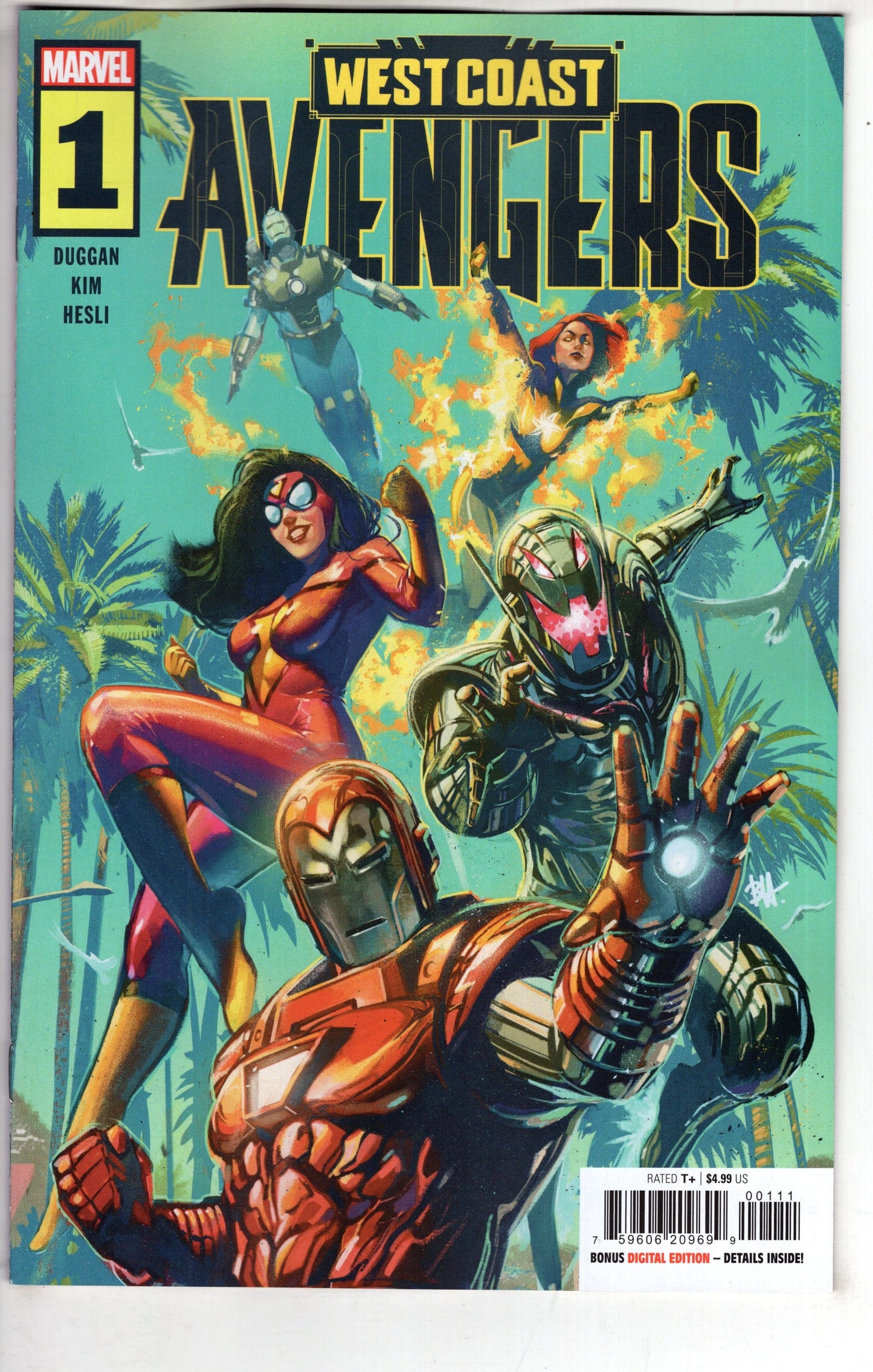 MARVEL PRH COMIC BOOK WEST COAST AVENGERS #1