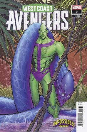 MARVEL PRH COMIC BOOK WEST COAST AVENGERS #7 DAVID BALDEON IMPOSSIBLE VAR [VF/NM}