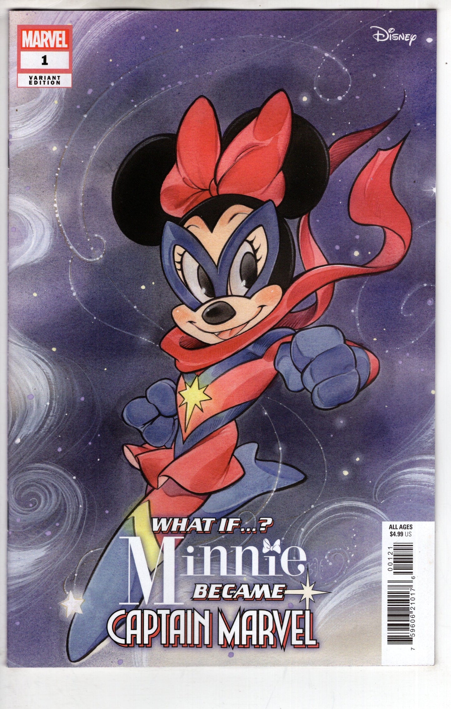 MARVEL PRH COMIC BOOK WHAT IF MINNIE BECAME CAPTAIN MARVEL #1 PEACH MOMOKO VAR