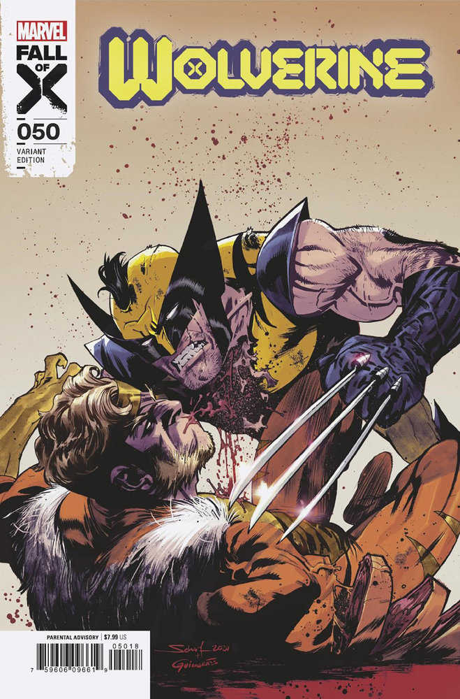 MARVEL PRH COMIC BOOK Wolverine #50 Jonas Scharf Variant
