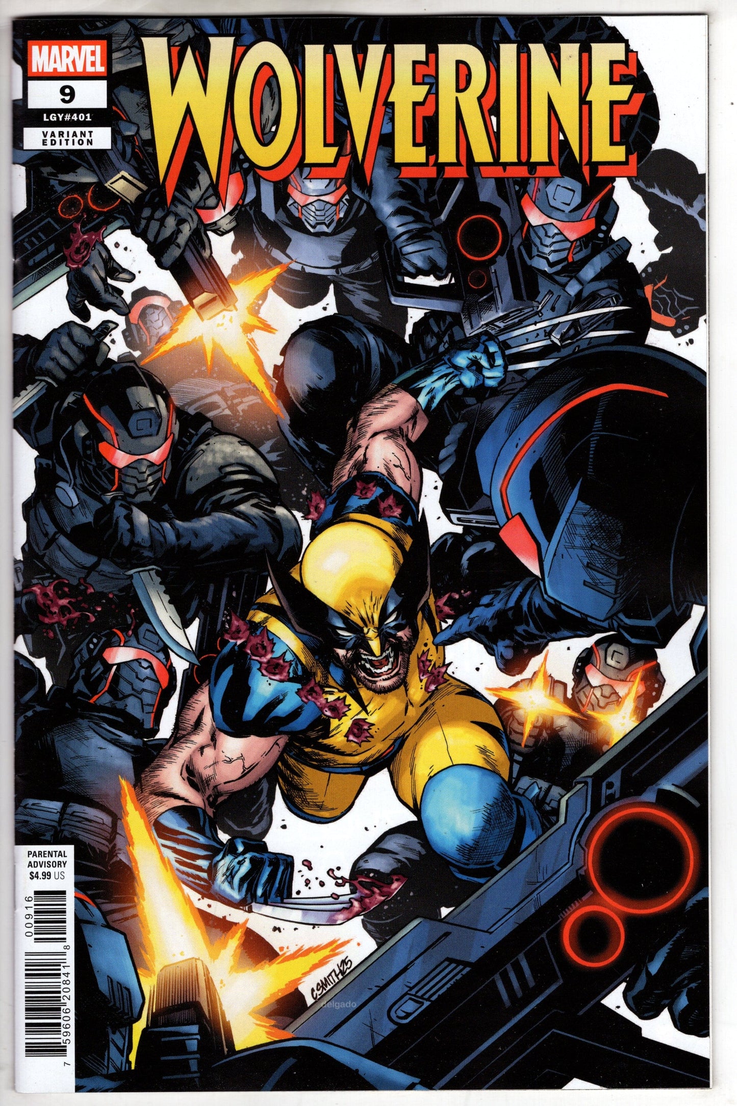 MARVEL PRH COMIC BOOK WOLVERINE #9 25 COPY INCV CORY SMITH VAR