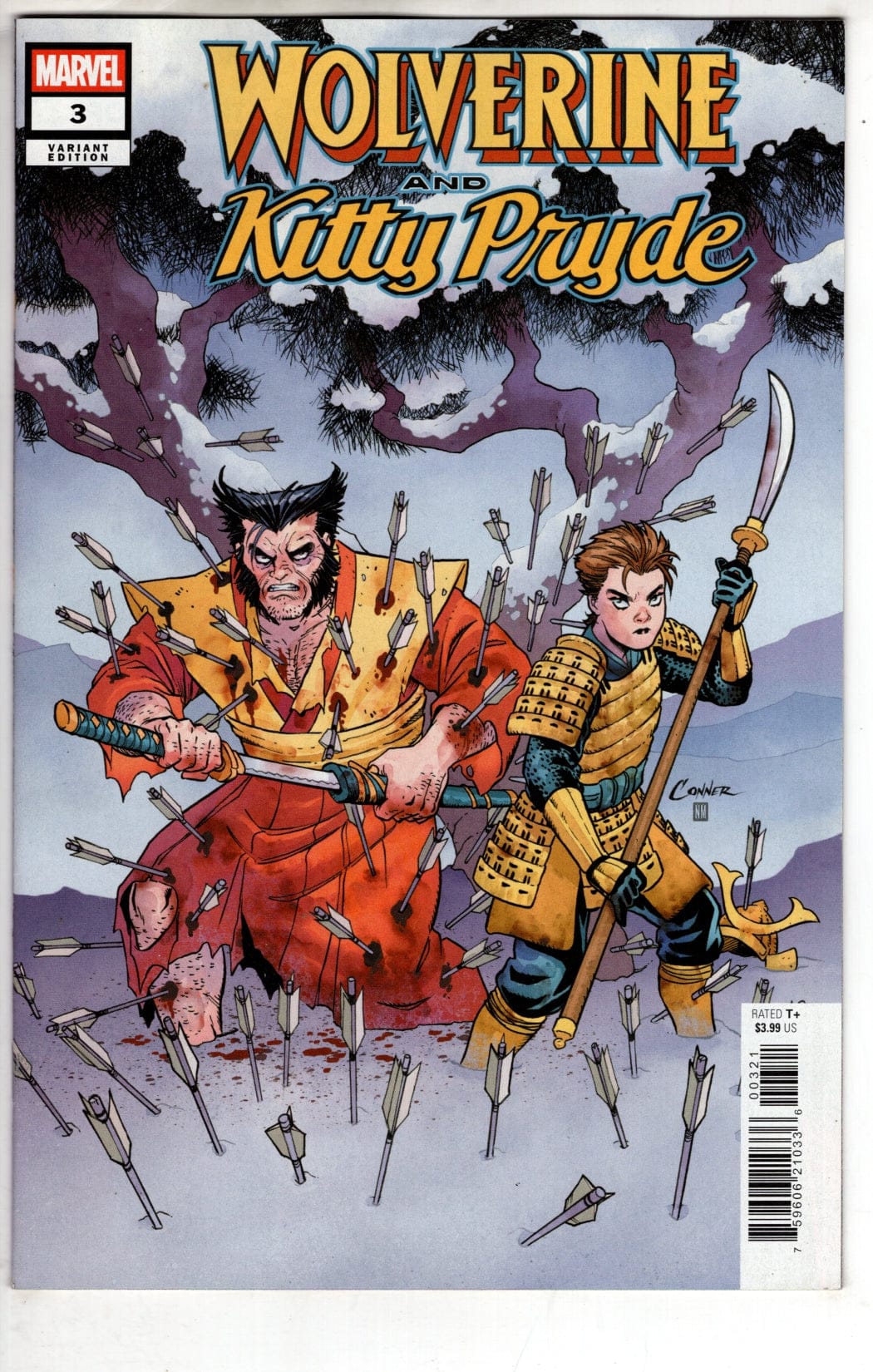 MARVEL PRH COMIC BOOK Wolverine And Kitty Pryde #3 Amanda Conner Variant (VF/NM)