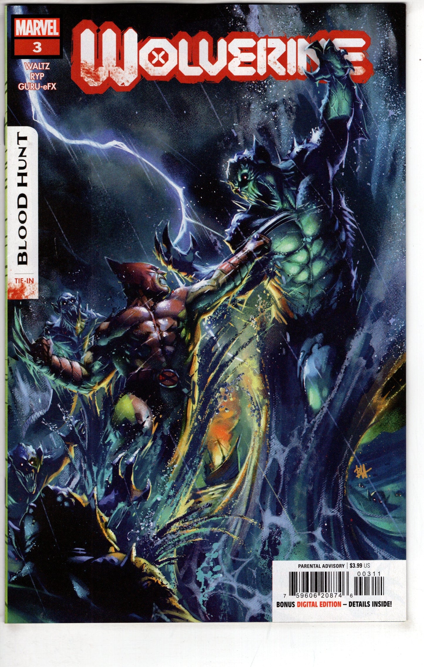 MARVEL PRH COMIC BOOK WOLVERINE BLOOD HUNT #3