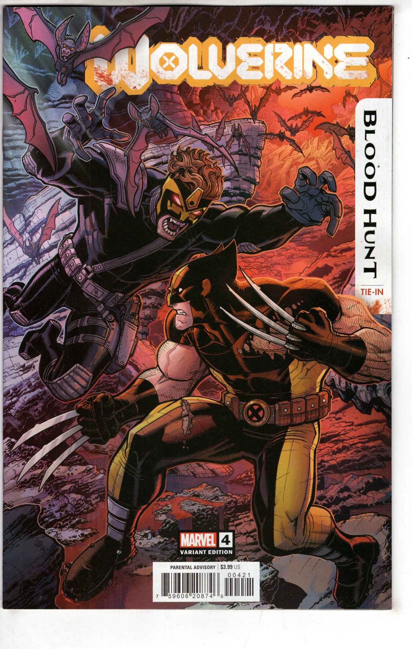 MARVEL PRH COMIC BOOK WOLVERINE BLOOD HUNT #4 NICK BRADSHAW VAR
