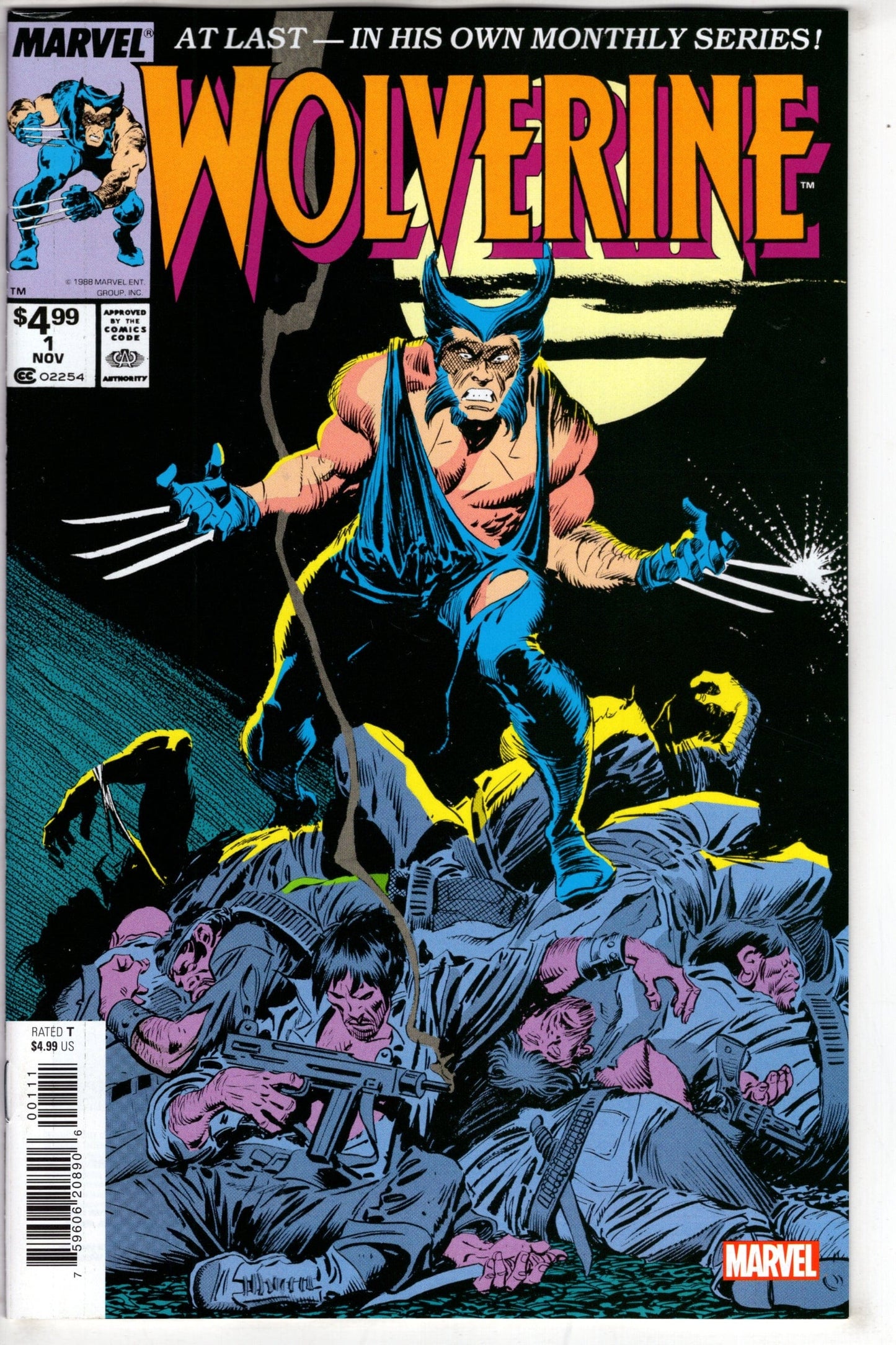 MARVEL PRH COMIC BOOK WOLVERINE CLAREMONT BUSCEMA #1 FACSIMILE ED NEW PTG