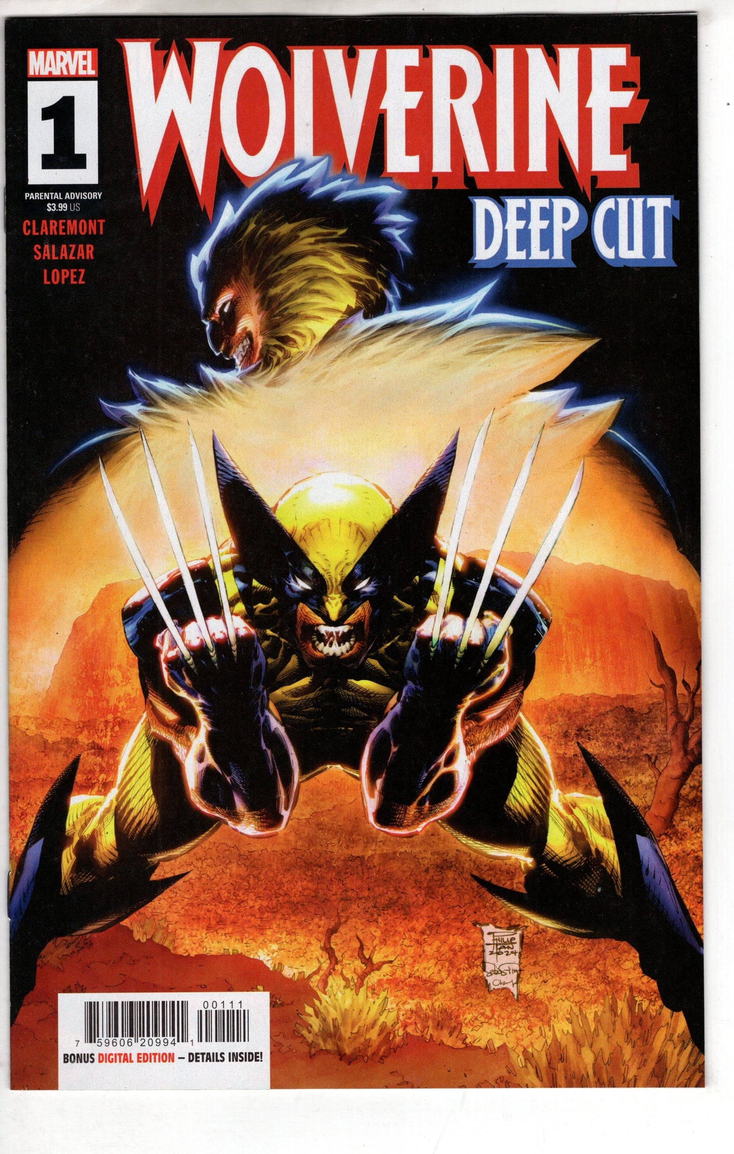 MARVEL PRH COMIC BOOK WOLVERINE DEEP CUT #1
