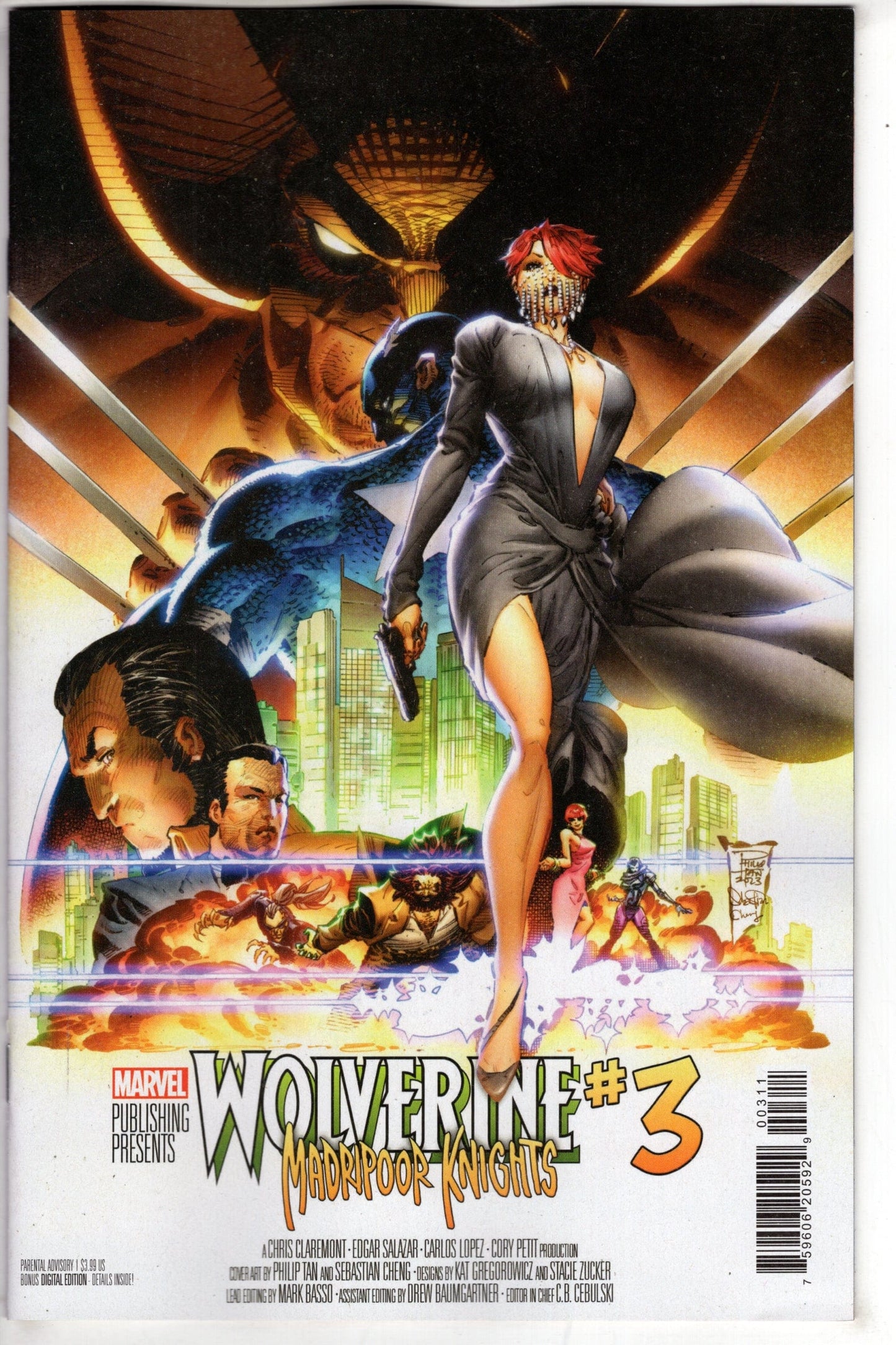 MARVEL PRH COMIC BOOK WOLVERINE MADRIPOOR KNIGHTS #3