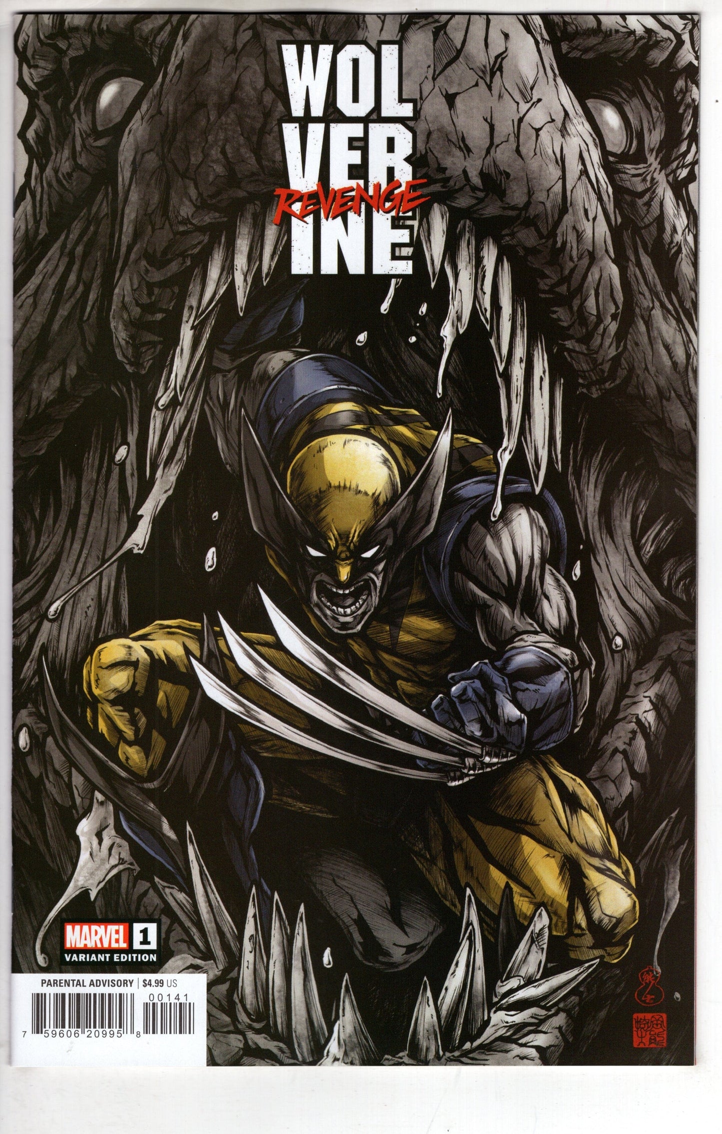MARVEL PRH COMIC BOOK WOLVERINE REVENGE #1 (OF 5) TAKASHI OKAZAKI VAR
