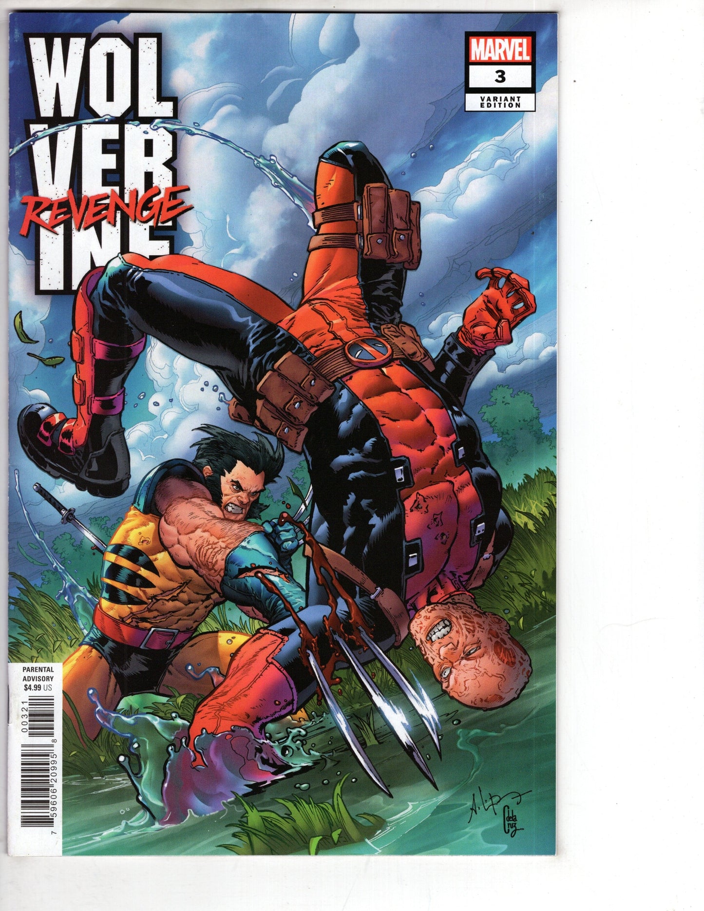 MARVEL PRH COMIC BOOK WOLVERINE REVENGE #3 (OF 5) ANDREI BRESSAN VAR