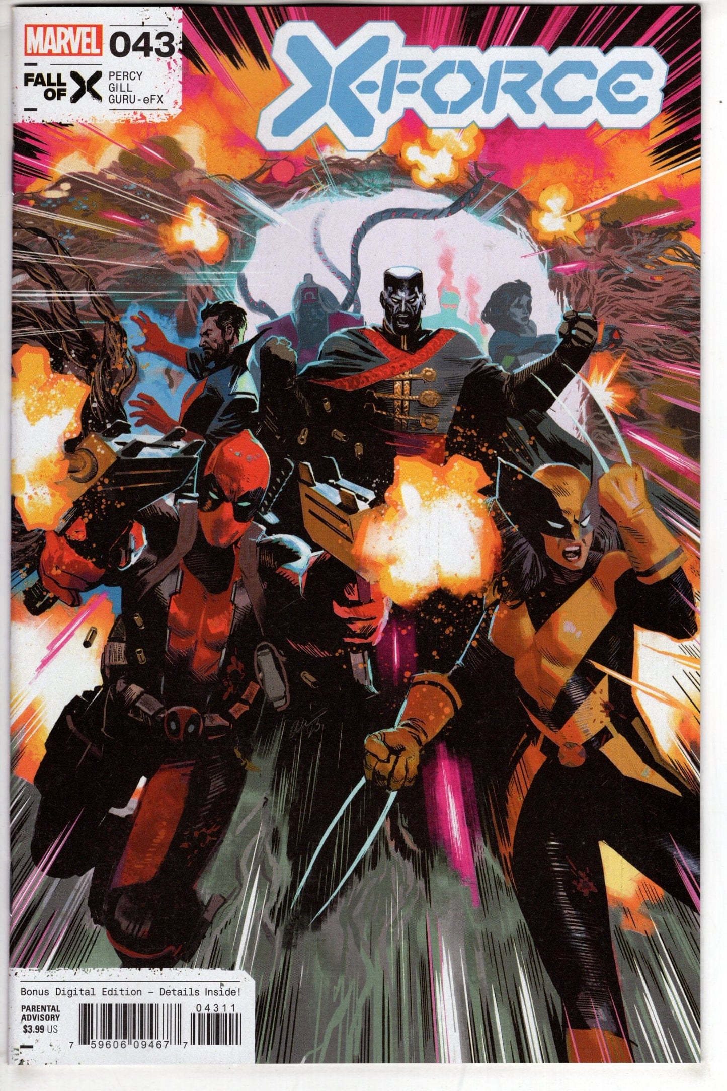 MARVEL PRH COMIC BOOK X-FORCE #43