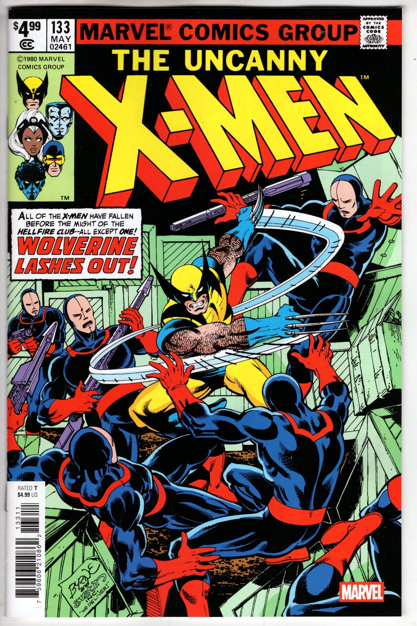 MARVEL PRH COMIC BOOK X-MEN #133 FACSIMILE ED