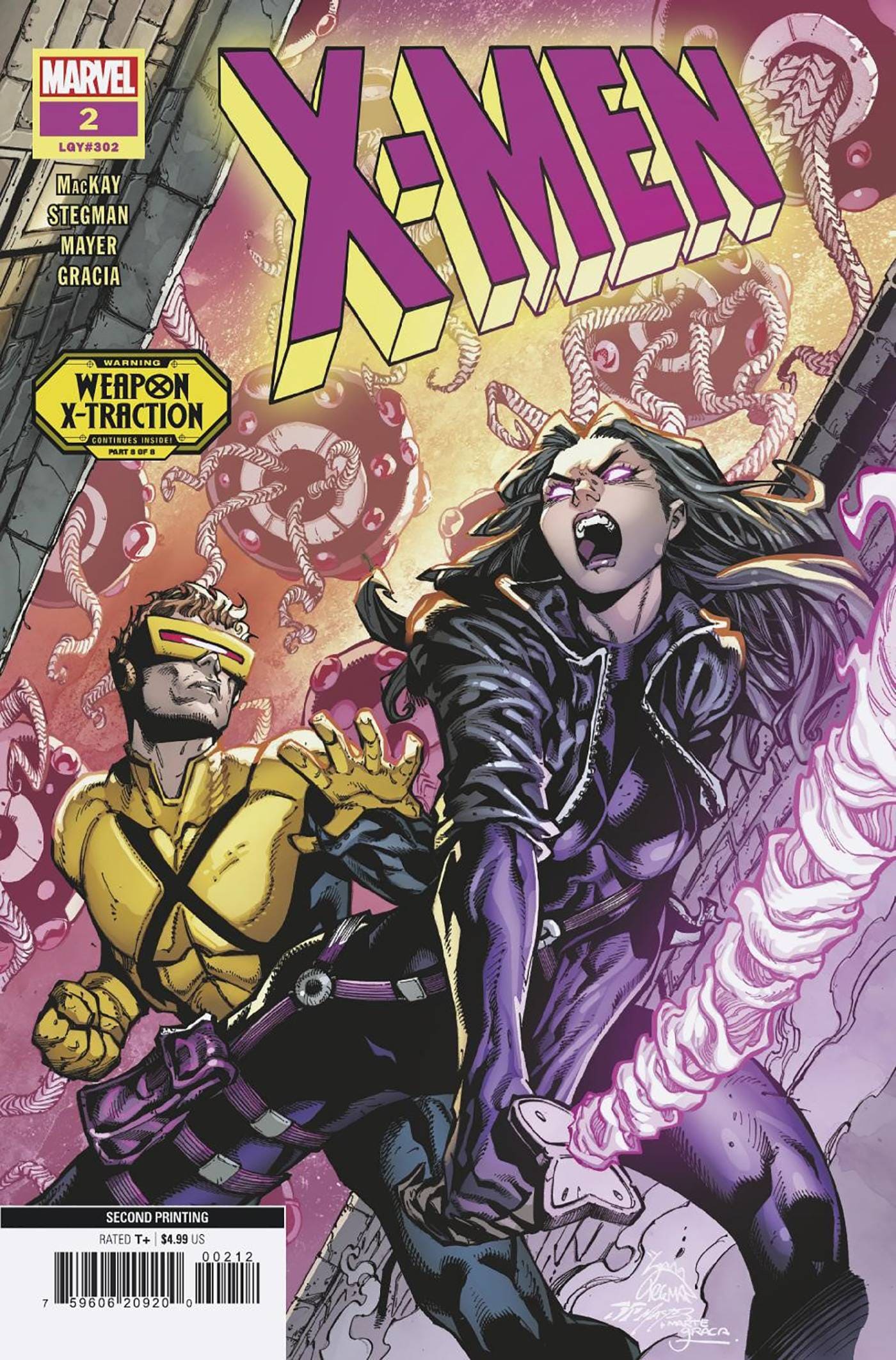 MARVEL PRH COMIC BOOK X-MEN #2 2ND PTG RYAN STEGMAN VAR