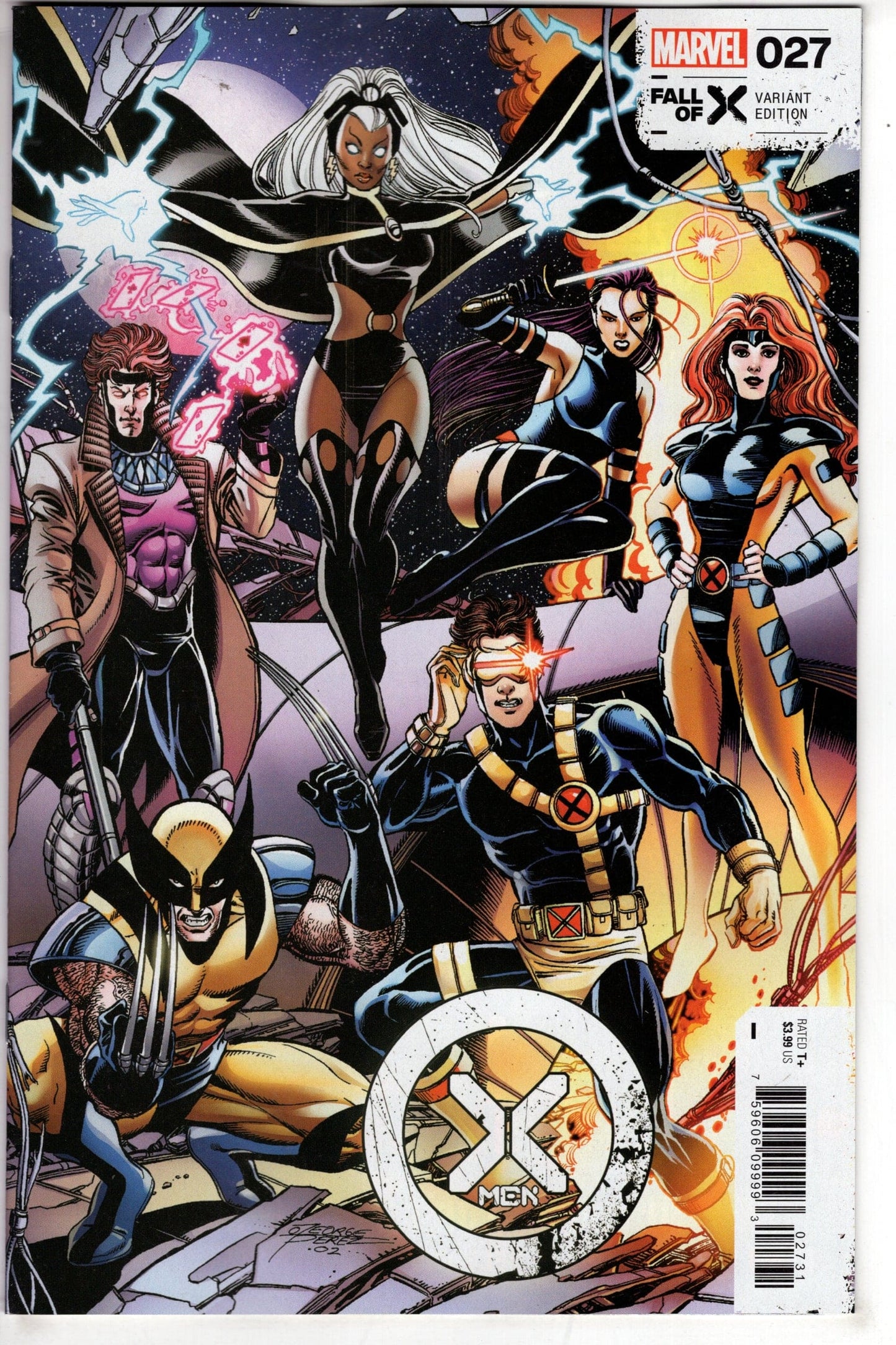 MARVEL PRH COMIC BOOK X-MEN #27 GEORGE PEREZ VAR