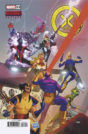 MARVEL PRH COMIC BOOK X-MEN #33 TAURIN CLARKE MICRONAUTS VAR