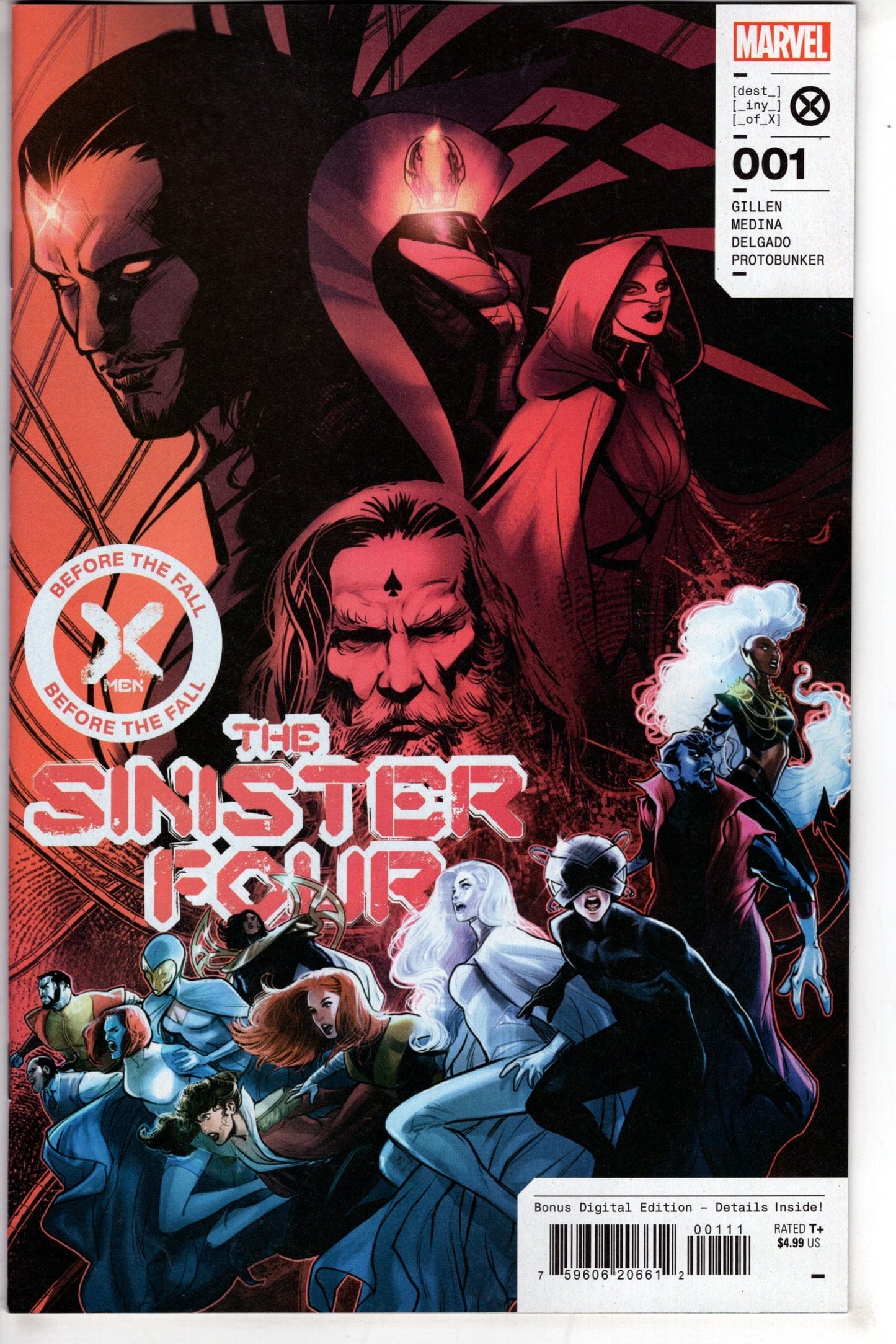 MARVEL PRH COMIC BOOK X-MEN BEFORE FALL SINISTER FOUR #1