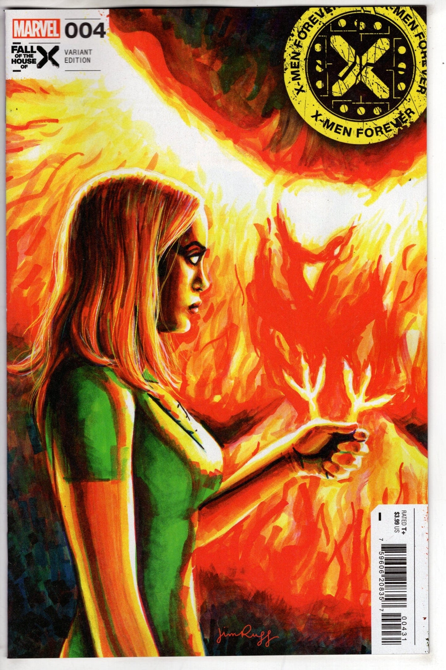 MARVEL PRH COMIC BOOK X-MEN FOREVER #4 JIM RUGG VAR
