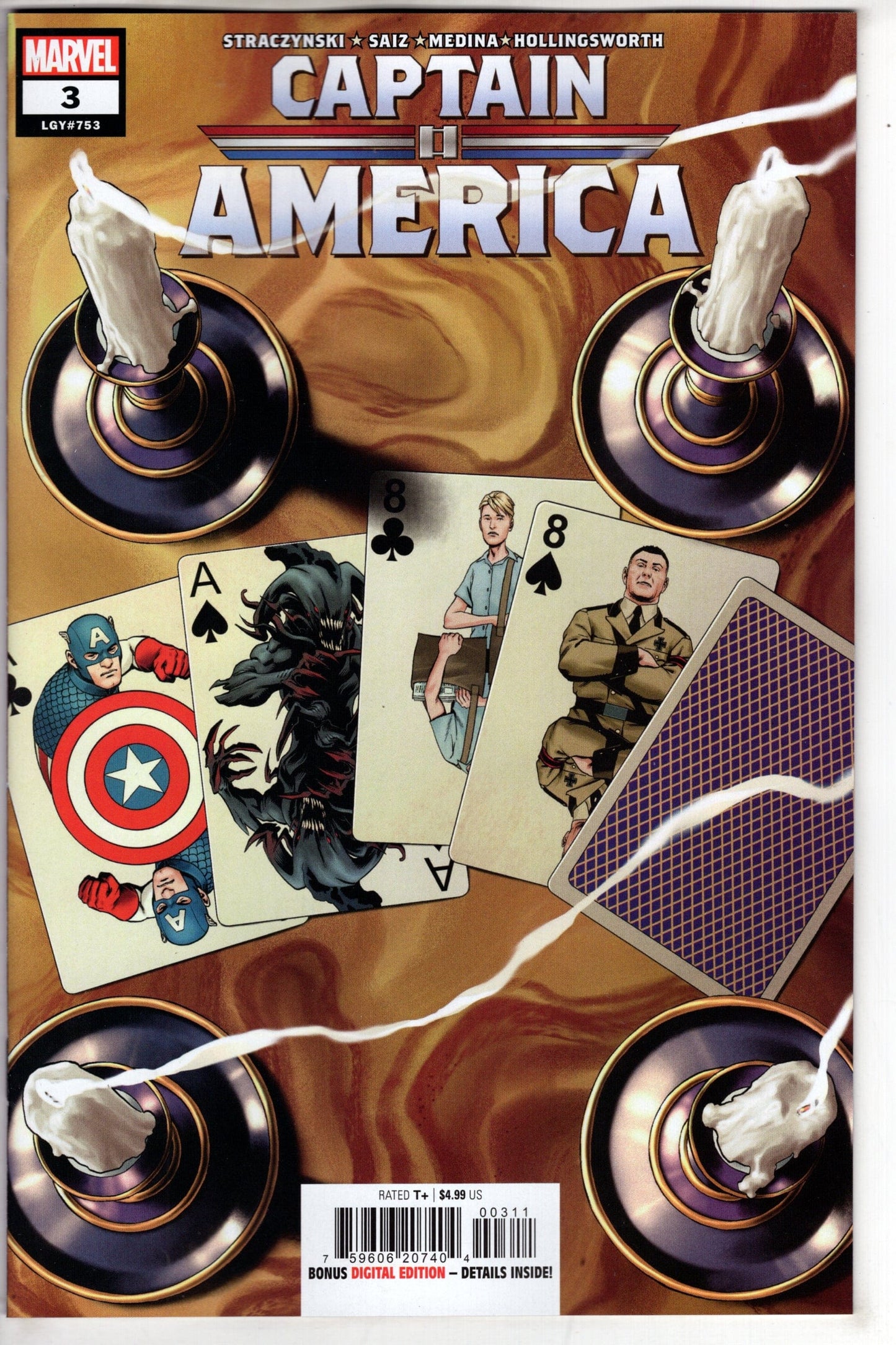 MARVEL PRH COMIC BOOKS CAPTAIN AMERICA #3