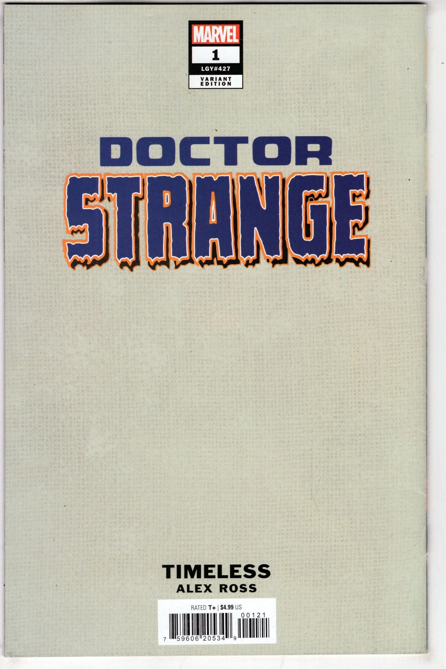 MARVEL PRH COMIC BOOKS DOCTOR STRANGE #1 ALEX ROSS TIMELESS DORMAMMU VIRGIN VAR