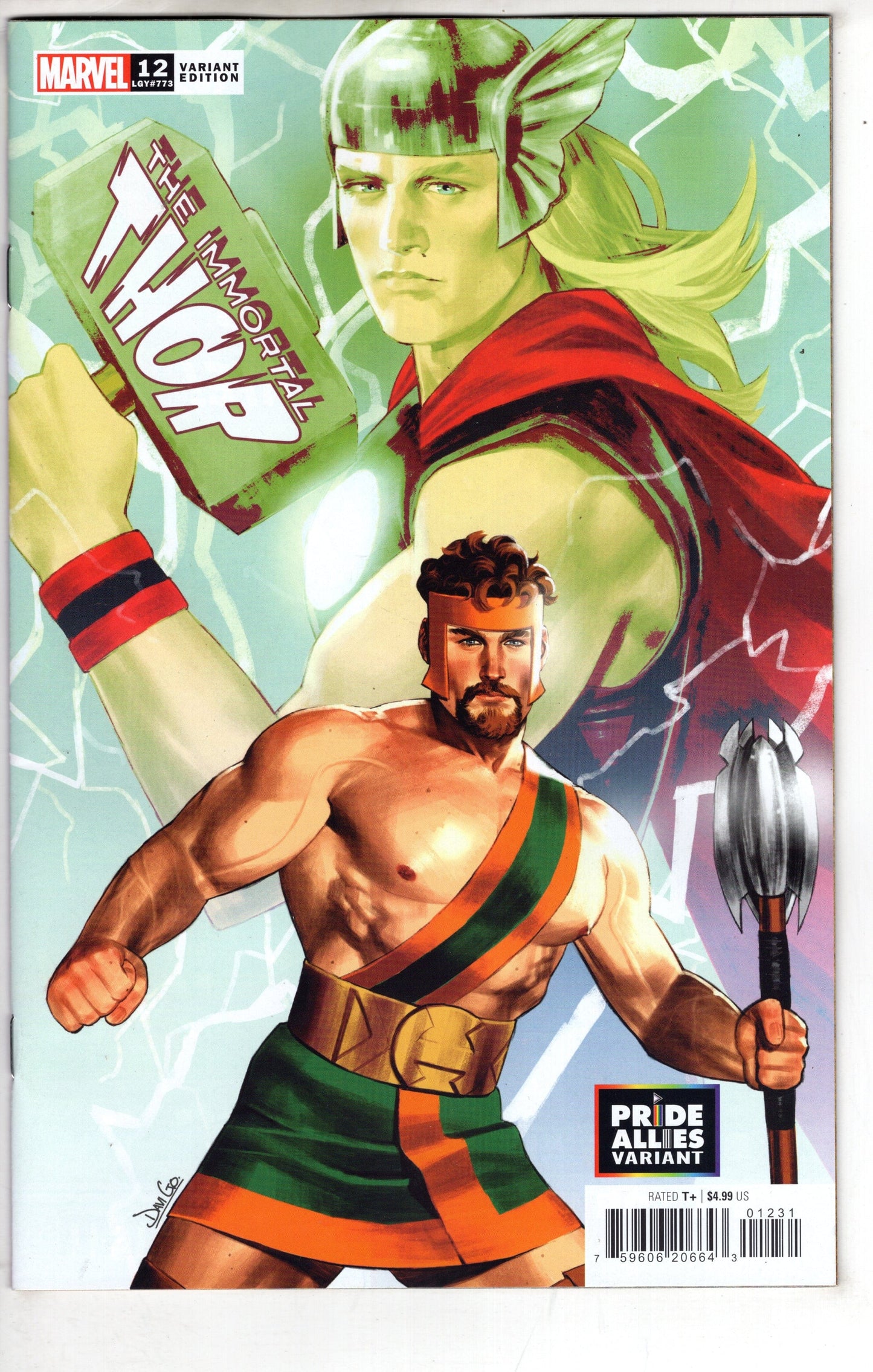 MARVEL PRH COMIC BOOKS IMMORTAL THOR #12 DAVI GO PRIDE ALLIES VAR