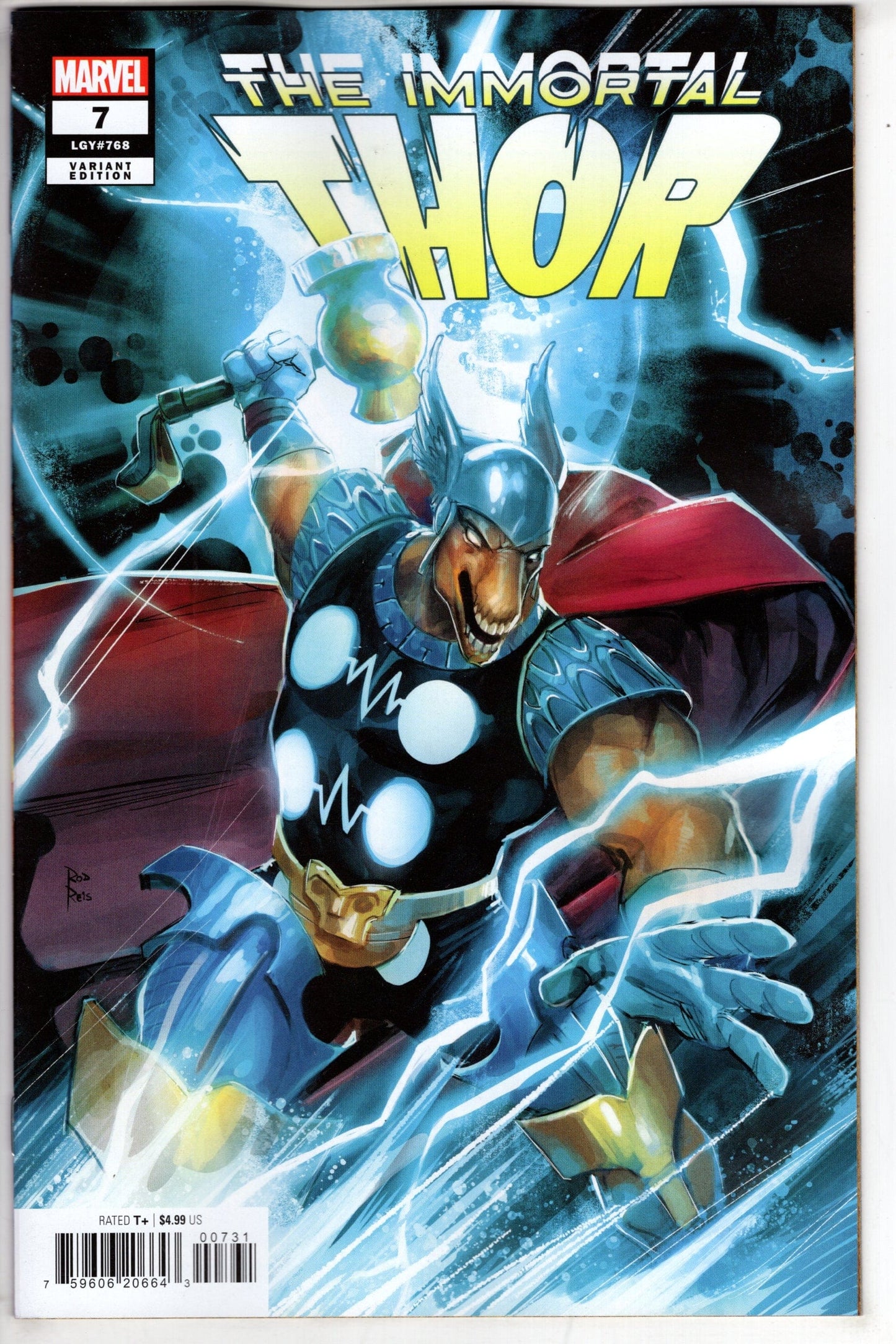 MARVEL PRH COMIC BOOKS IMMORTAL THOR #7 ROD REIS VAR