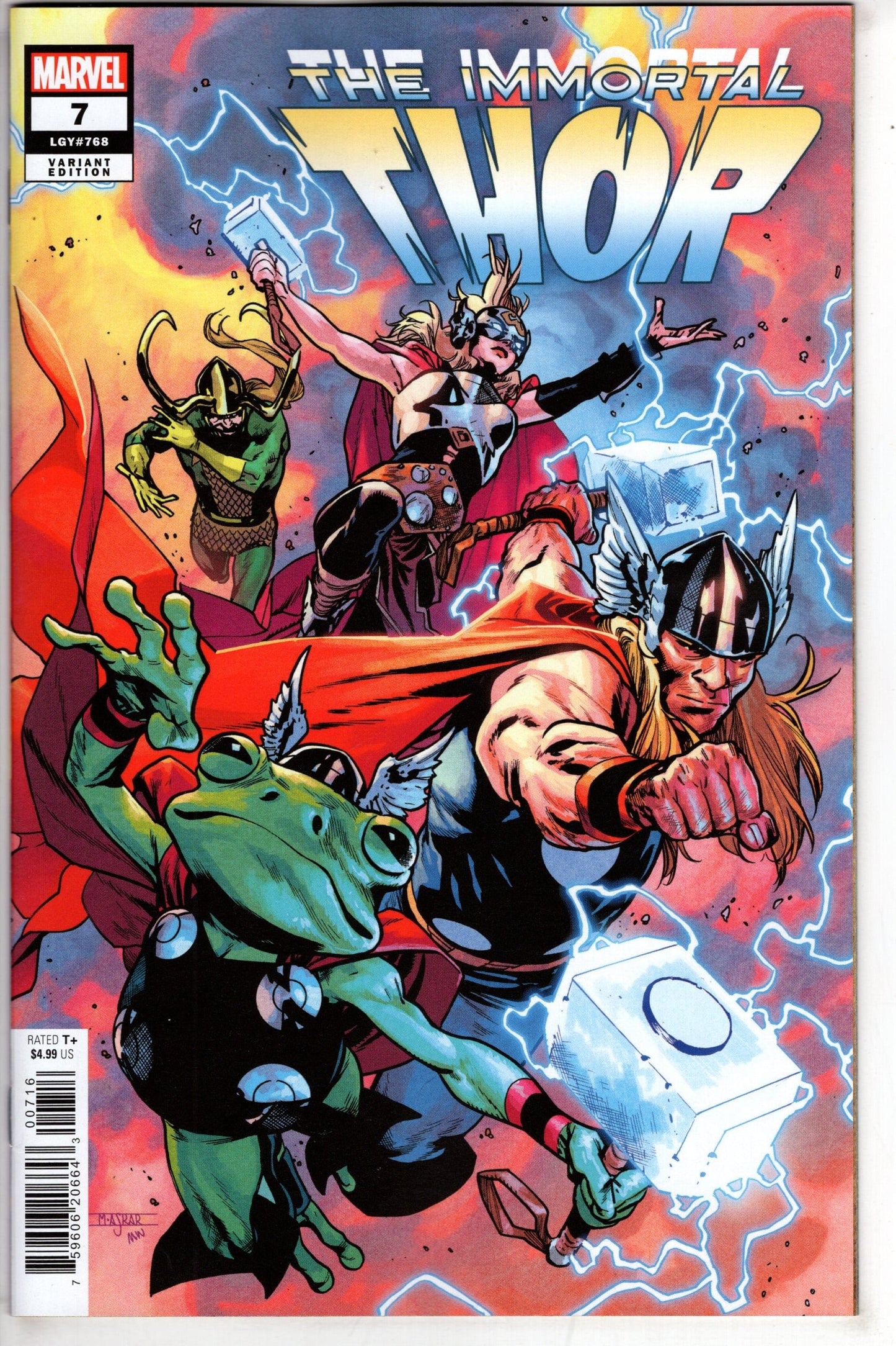 MARVEL PRH COMIC BOOKS IMMORTAL THOR #7 VARIANT