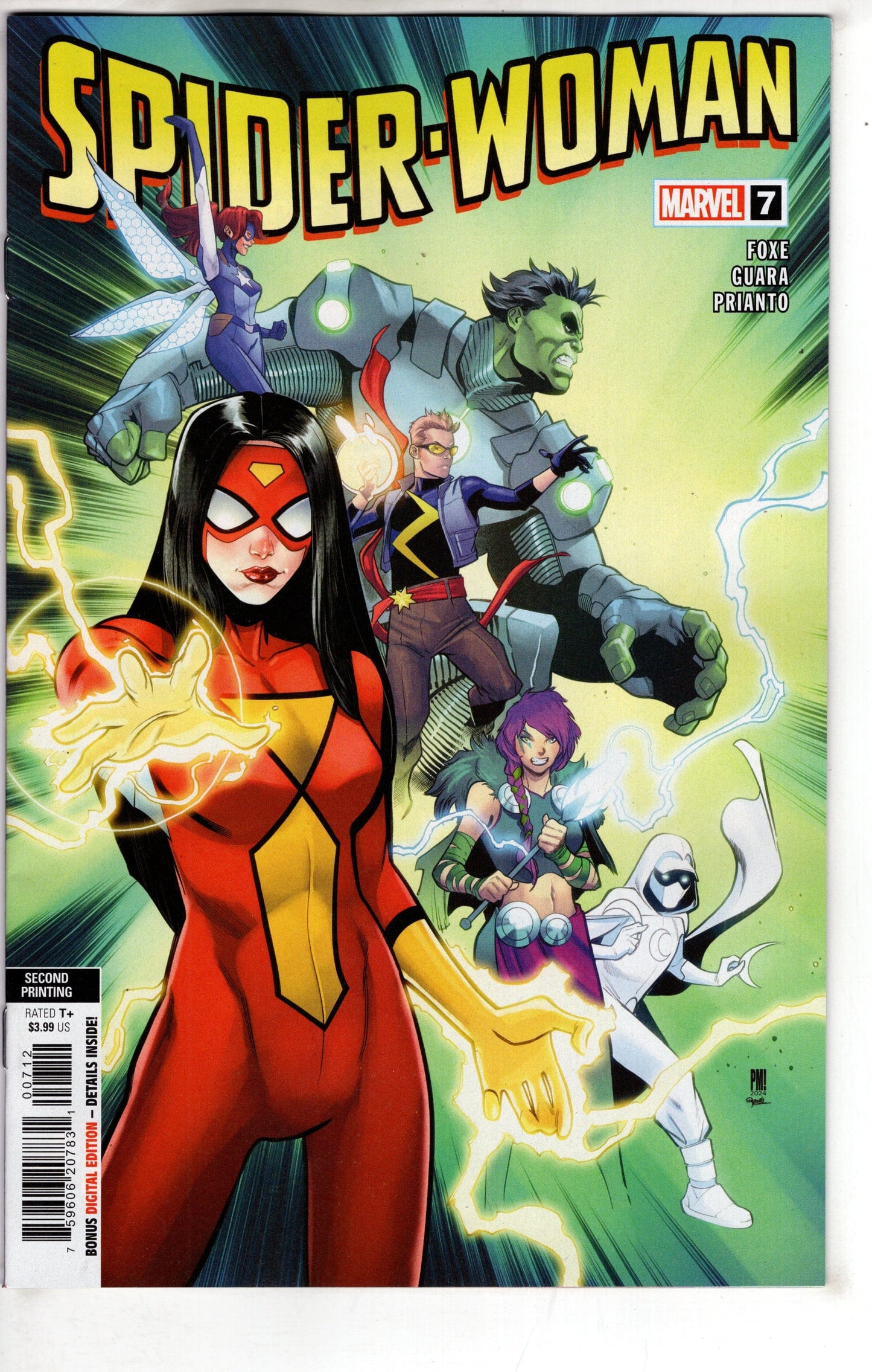 MARVEL PRH COMIC BOOKS SPIDER-WOMAN #7 2ND PTG PACO MEDINA VAR