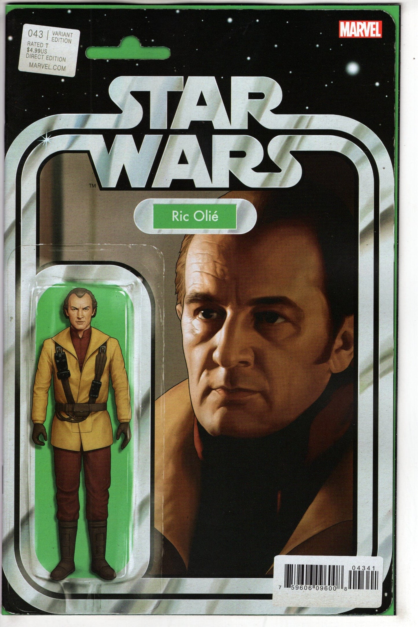 MARVEL PRH COMIC BOOKS STAR WARS #43 JTC ACTION FIGURE VARIANT COMIC BOOK
