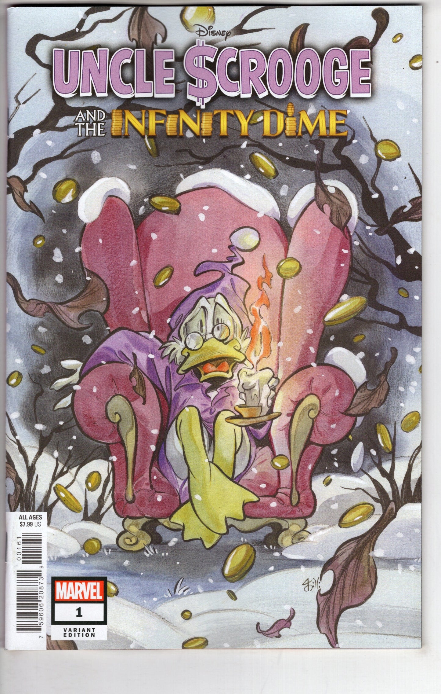 MARVEL PRH COMIC BOOKS UNCLE SCROOGE INFINITY DIME #1 PEACH MOMOKO VAR