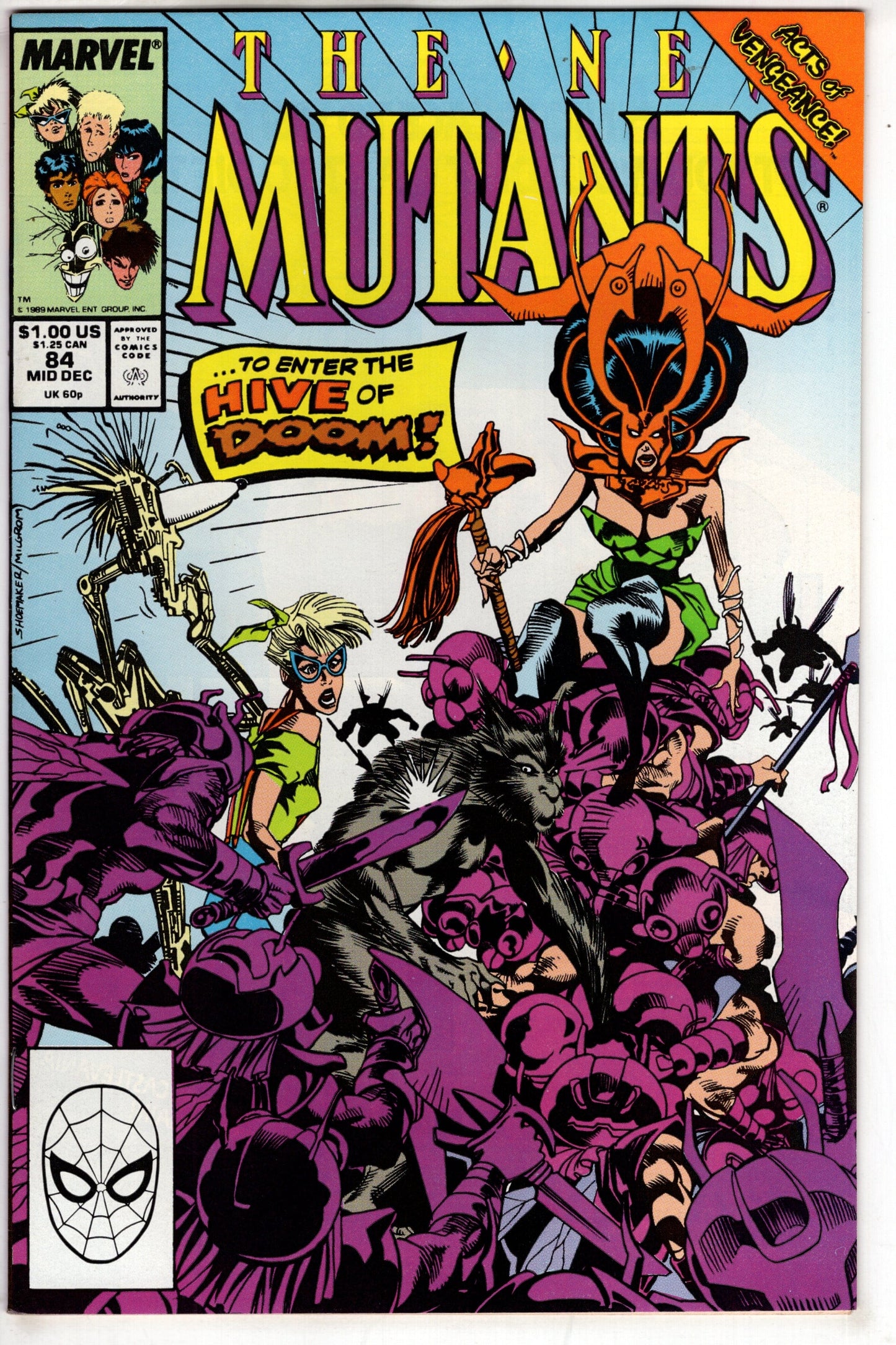 MARVEL PRH Comics The New Mutants (1983 series) #84