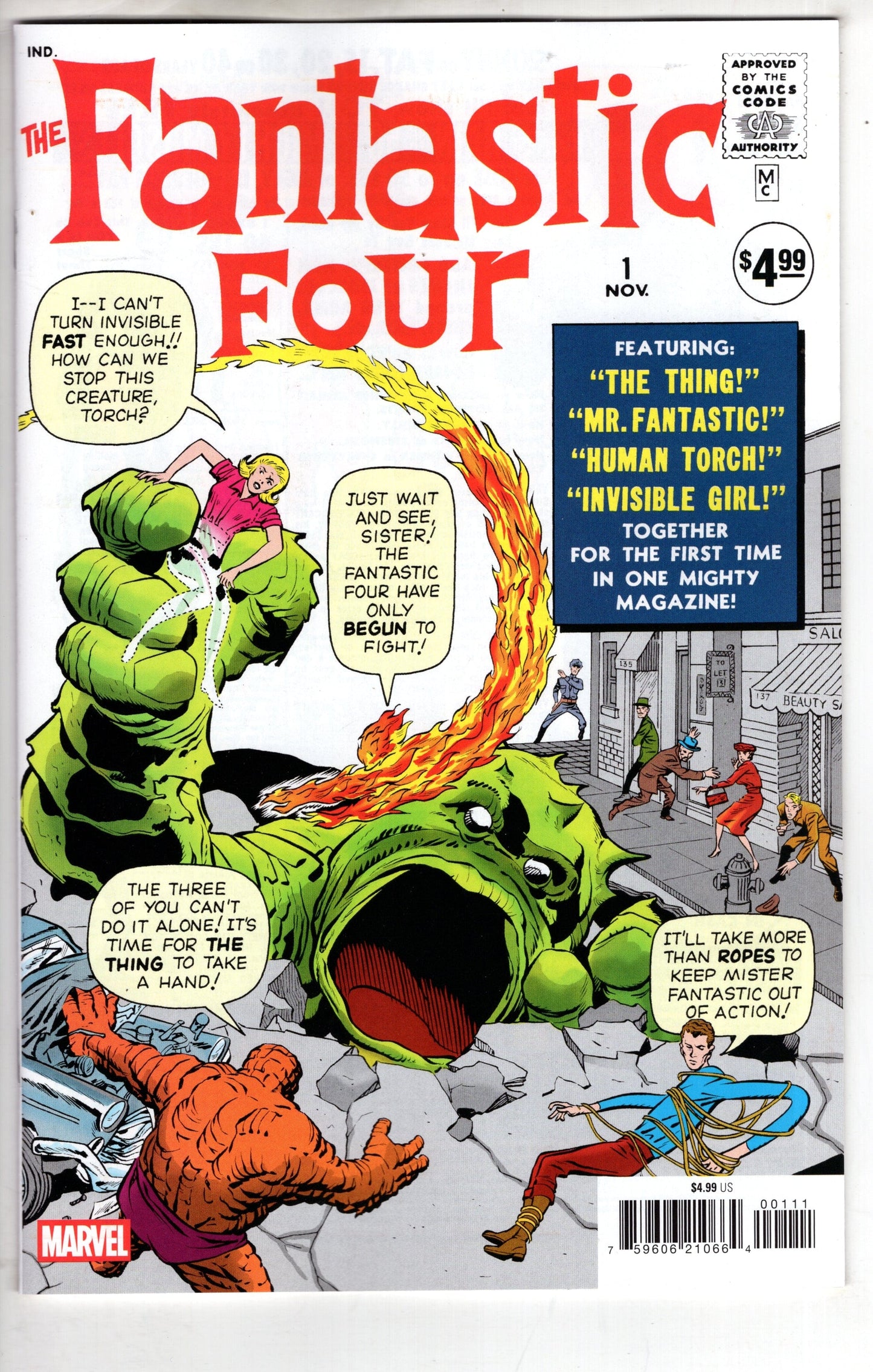 MARVEL PRH NEW LAST WEEK Fantastic Four #1 Facsimile Edition