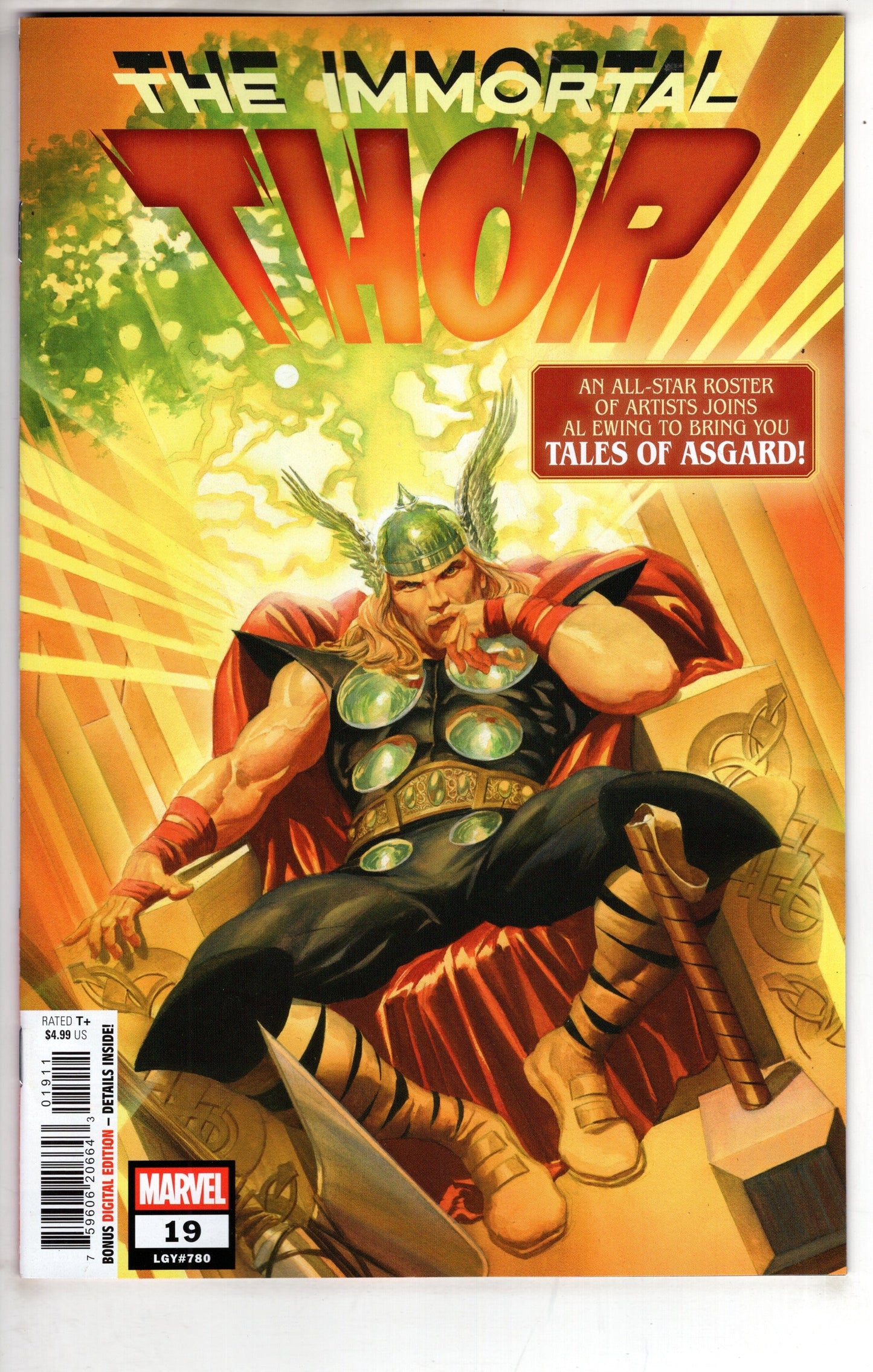 MARVEL PRH NEW THIS WEEK Immortal Thor #19