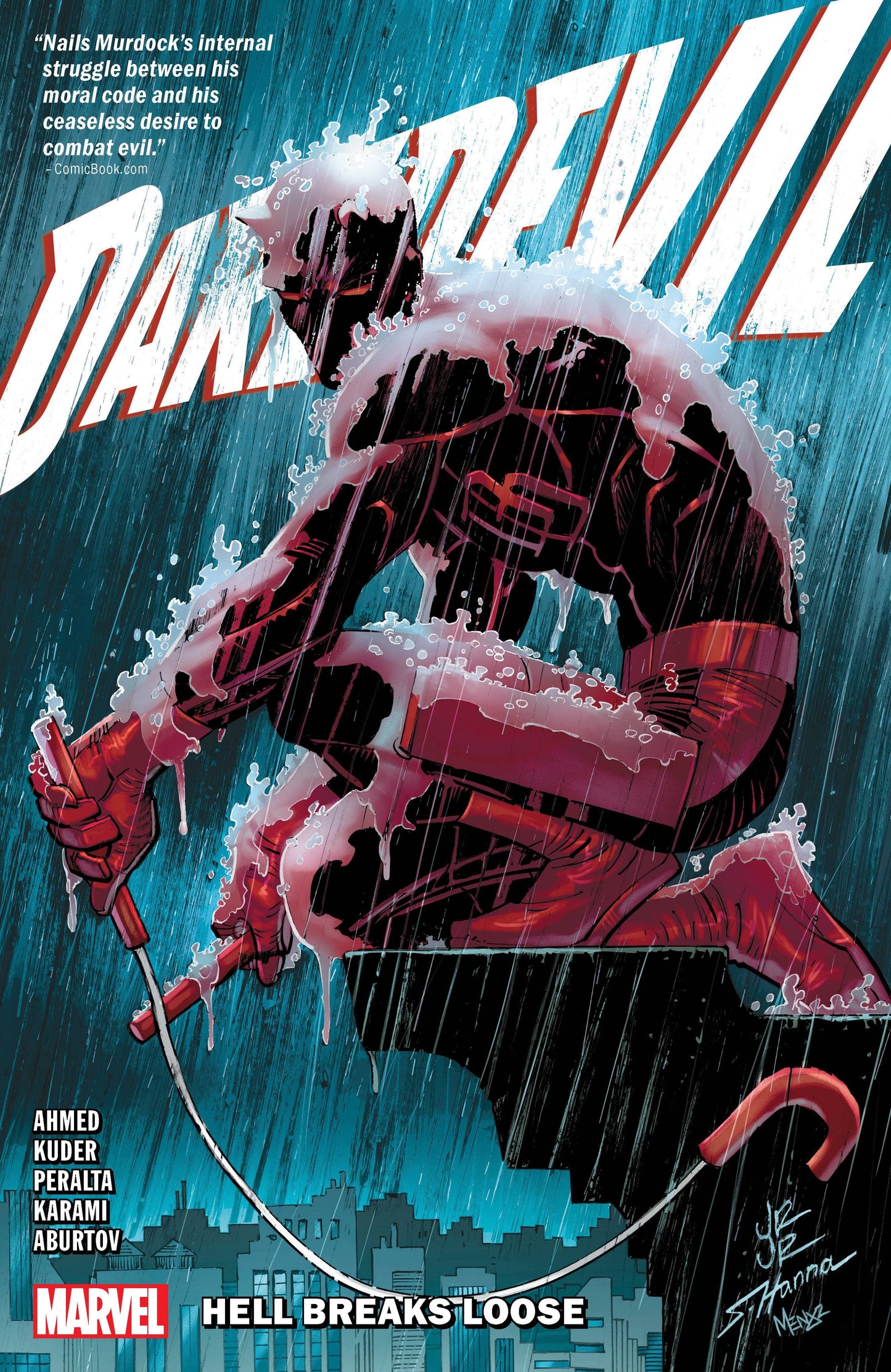 MARVEL PRH TRADE DAREDEVIL BY SALADIN AHMED TP VOL 01 HELL BREAKS LOOSE