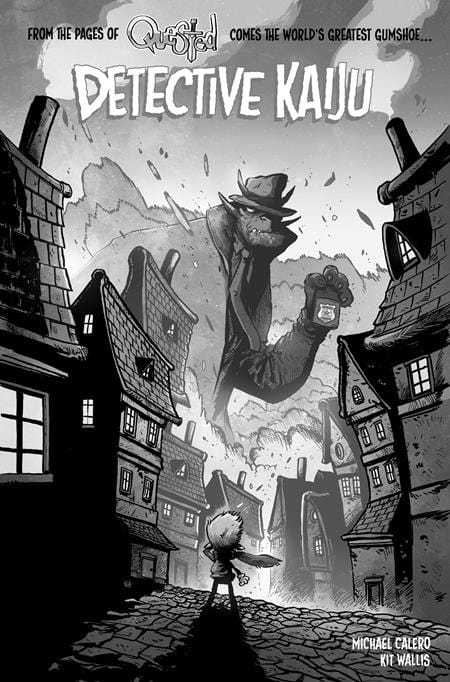 Massive Publishing COMIC BOOK DETECTIVE KAIJU #2 (OF 4) CVR D KIT WALLIS NOIR EDITION VAR