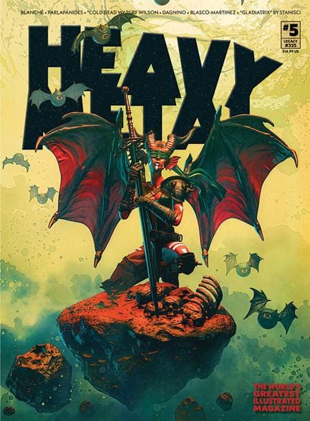 Massive Publishing NEW THIS WEEK HEAVY METAL MAGAZINE #5 CVR A PASCAL BLANCHE (MR) (VF/NM)
