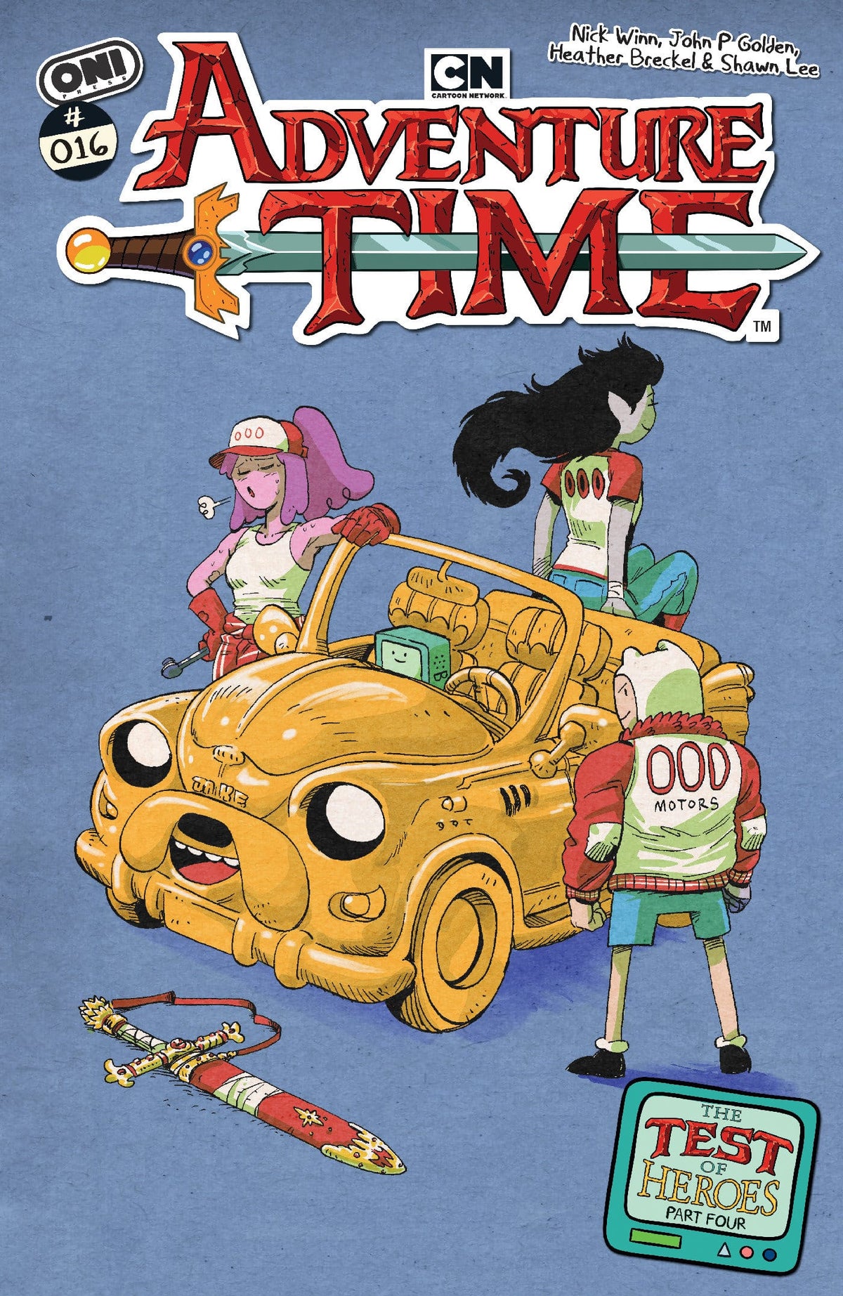 ONI NEW THIS WEEK ADVENTURE TIME (2025) #16 CVR B JOHN P GOLDEN VAR (VF/NM)