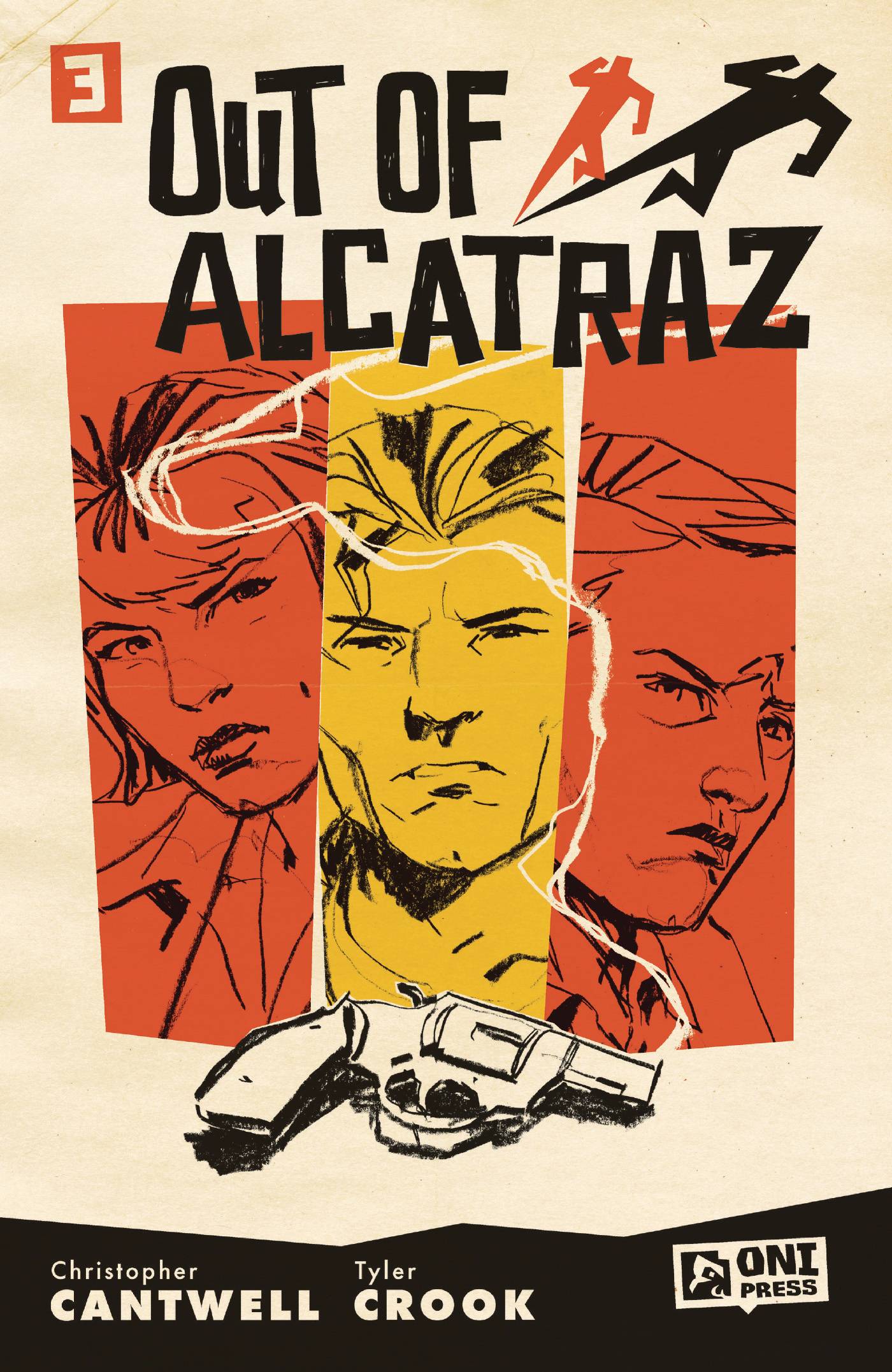 ONI PRESS INC. COMIC BOOK OUT OF ALCATRAZ #3 (OF 5) CVR A TYLER CROOK