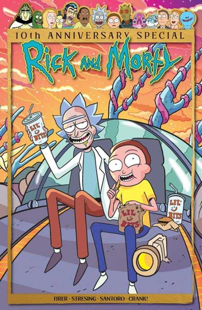ONI PRESS INC. COMIC BOOK Rick And Morty 10th Anniversary Special #1 (One Shot) Cover A Marc Ellerby Wraparound