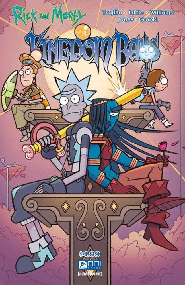 ONI PRESS INC. COMIC BOOK Rick And Morty Kingdom Balls #3 (Of 4) Cover A Jarrett Williams (Mature)