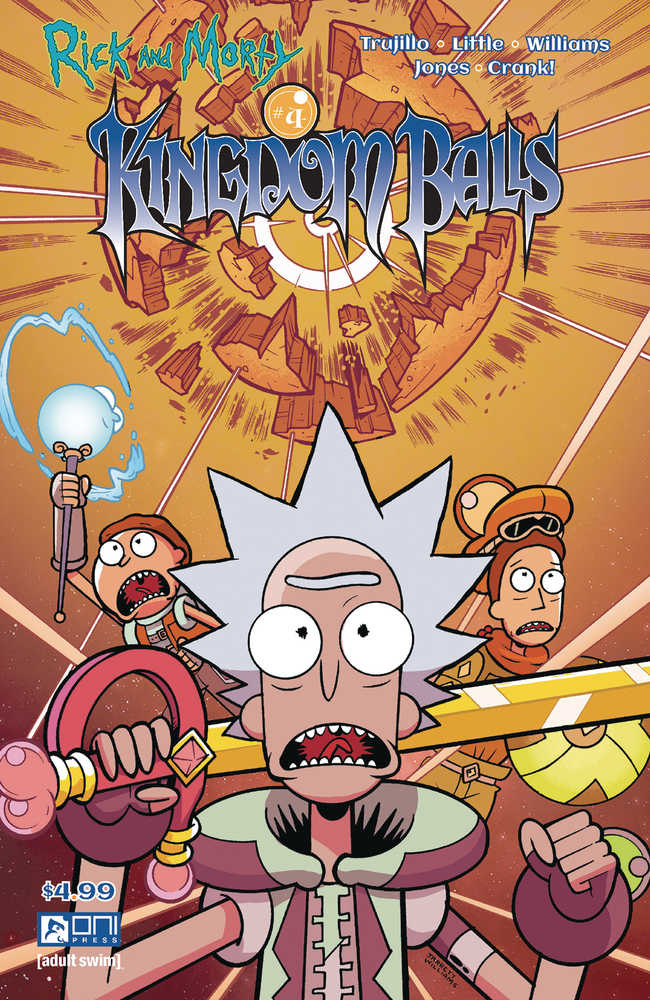 ONI PRESS INC. COMIC BOOK Rick And Morty Kingdom Balls #4 (Of 4) Cover A Jarrett Williams