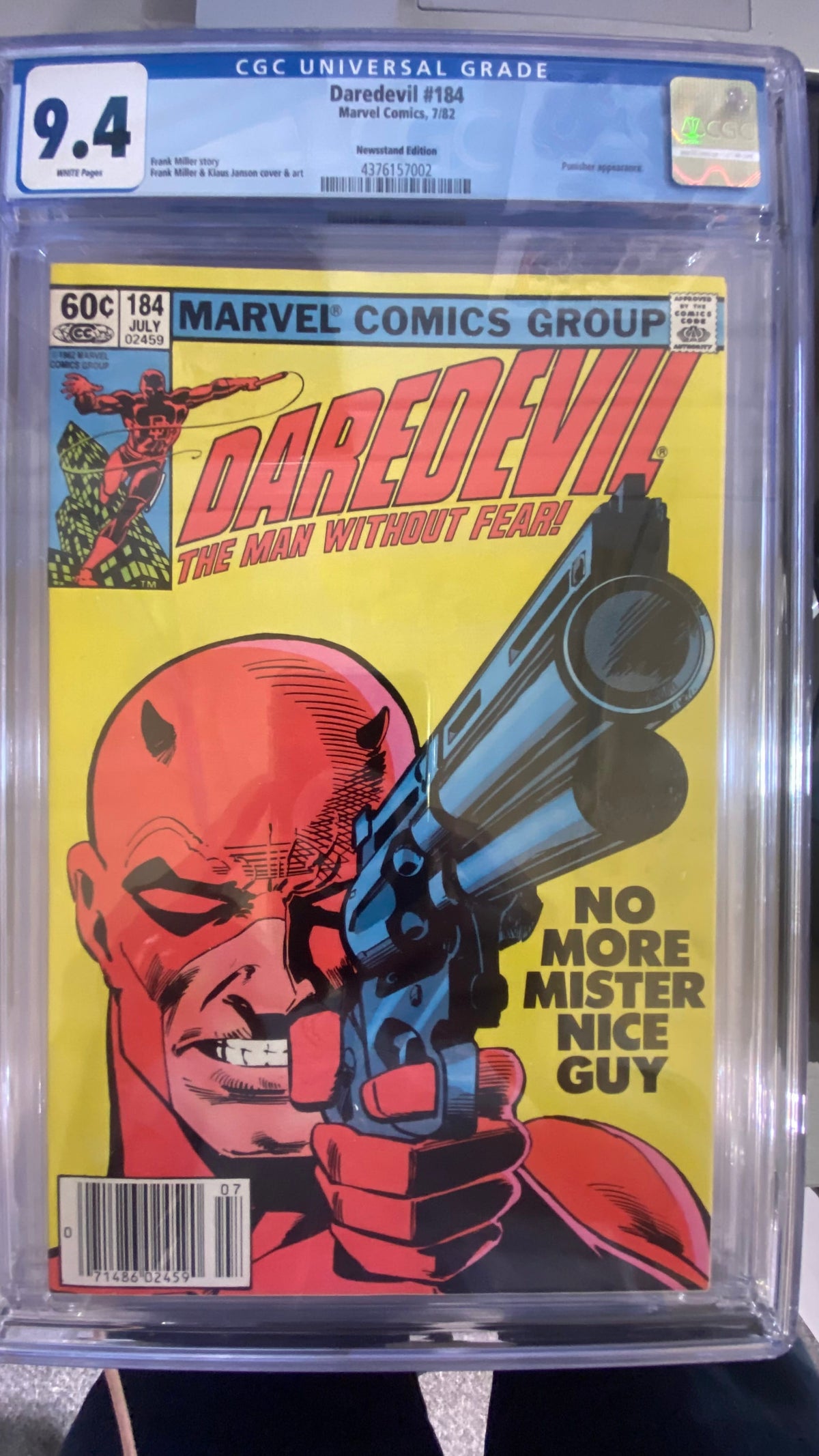 Packrat Comics CGC Comic DAREDEVIL #184 CGC 9.4