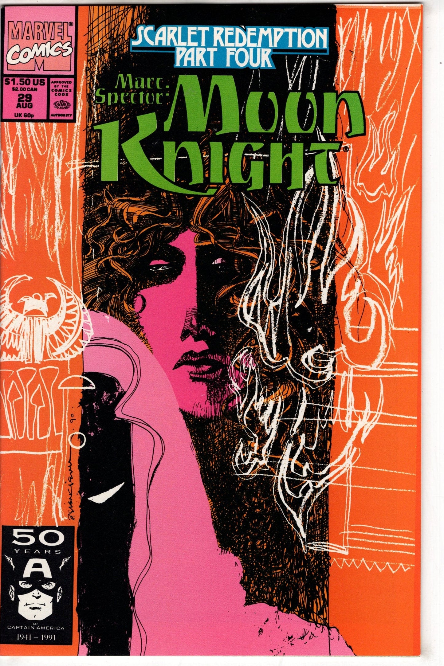 Packrat Comics COMIC BOOK Marc Spector: Moon Knight (1989 series) #29