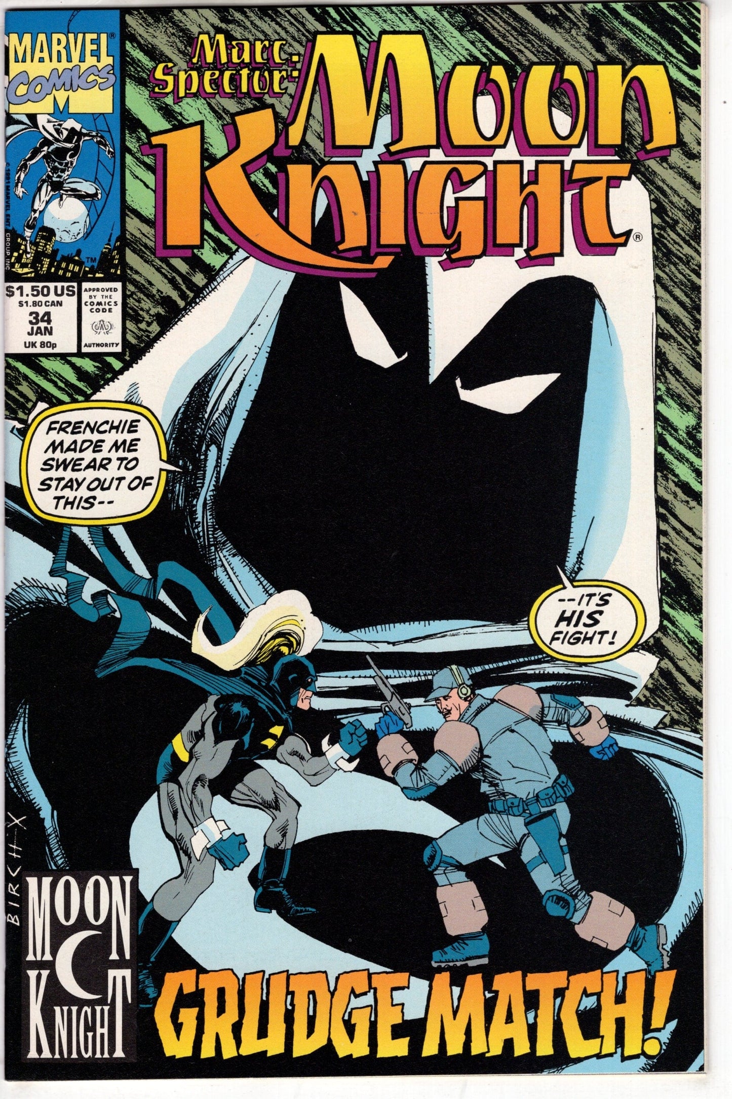 Packrat Comics COMIC BOOK Marc Spector: Moon Knight (1989 series) #34