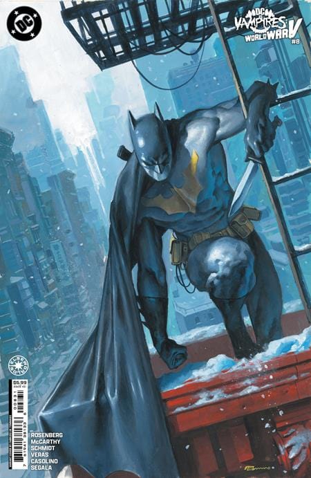 Packrat Comics DC VS VAMPIRES WORLD WAR V #8 (OF 12) CVR B FABRIZIO DE TOMMASO CARD STOCK VAR