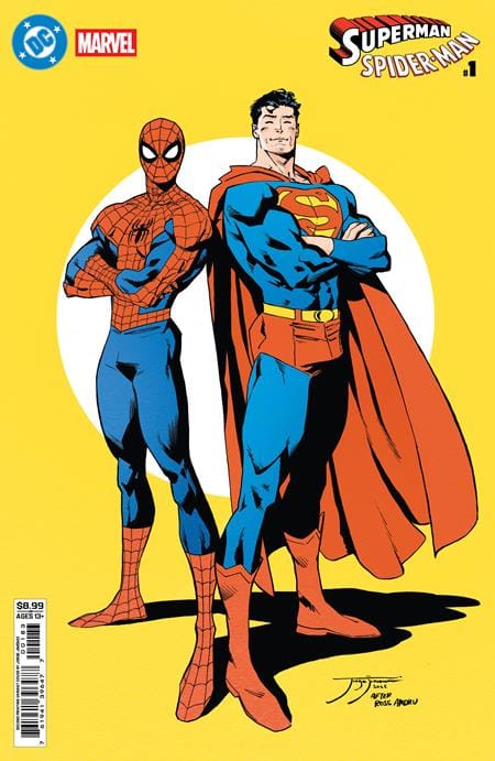 Packrat Comics NEW NEXT WEEK DC MARVEL SUPERMAN SPIDER-MAN #1 (ONE SHOT) Second Printing Cvr B Jorge Jimenez (VF/NM)