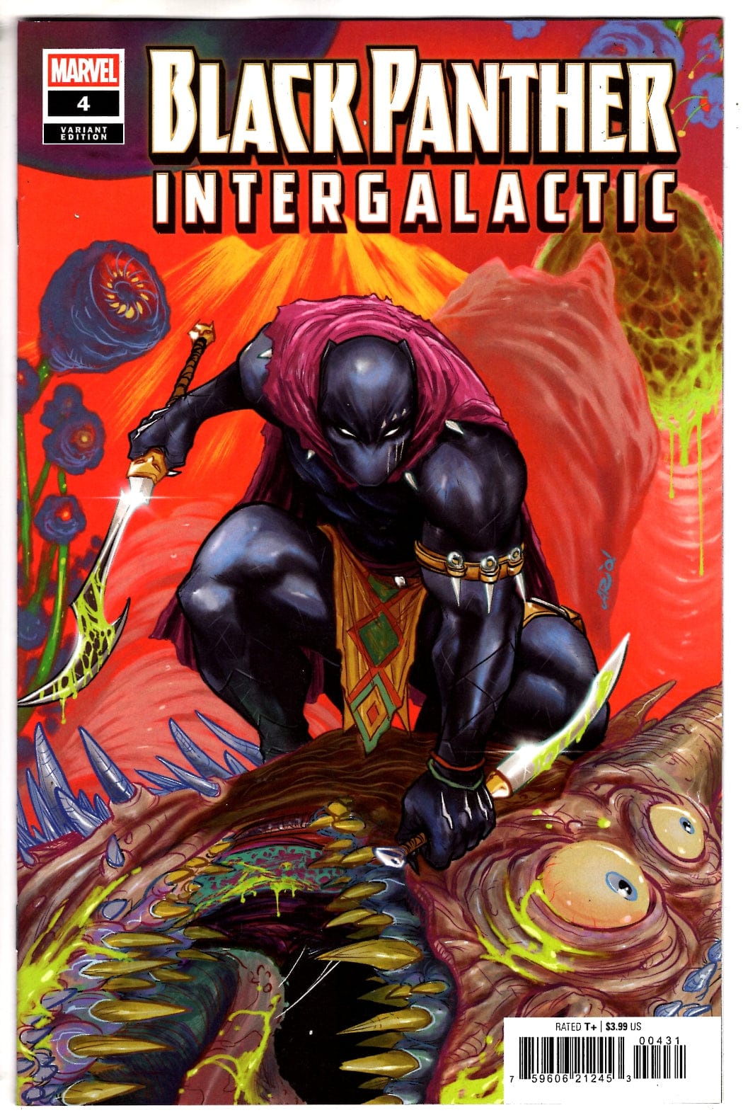 Packrat Comics NEW THIS WEEK BLACK PANTHER: INTERGALACTIC #4 ARIO ANINDITO VARIANT (VF/NM)