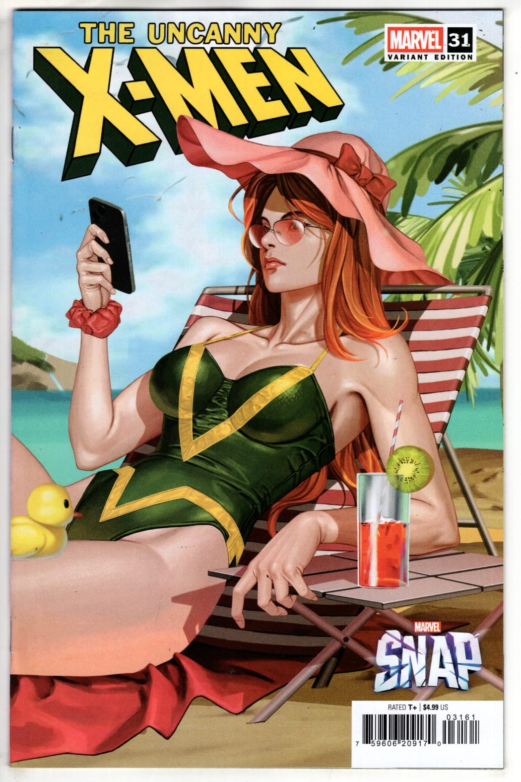 Packrat Comics NEW THIS WEEK UNCANNY X-MEN #31 INHYUK LEE MARVEL SNAP SWIMSUIT VARIANT (VF/NM)