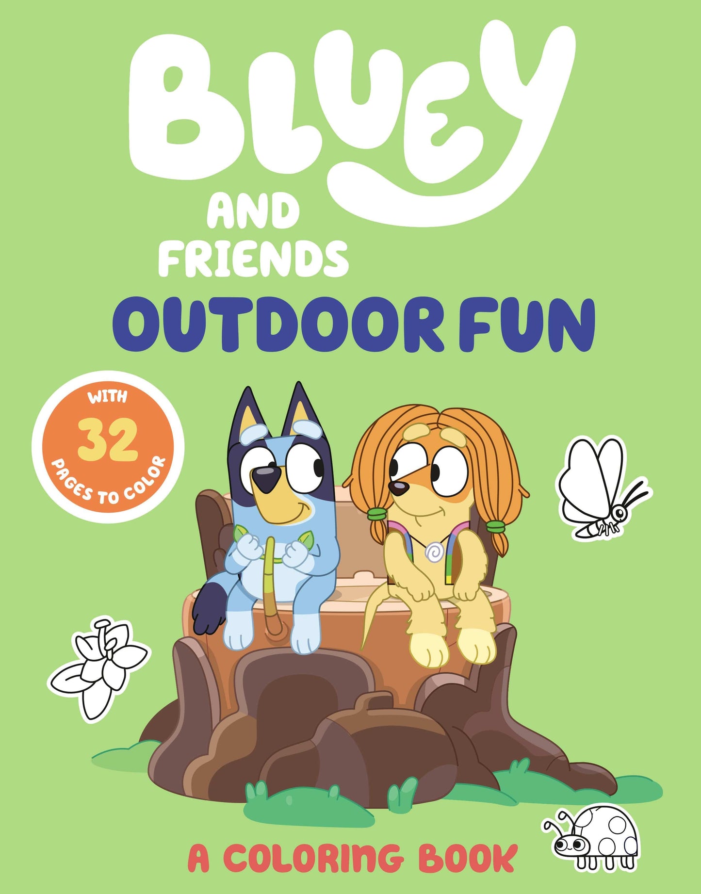 Penguin Random House NEW THIS WEEK Bluey and Friends: Outdoor Fun: A Coloring Book